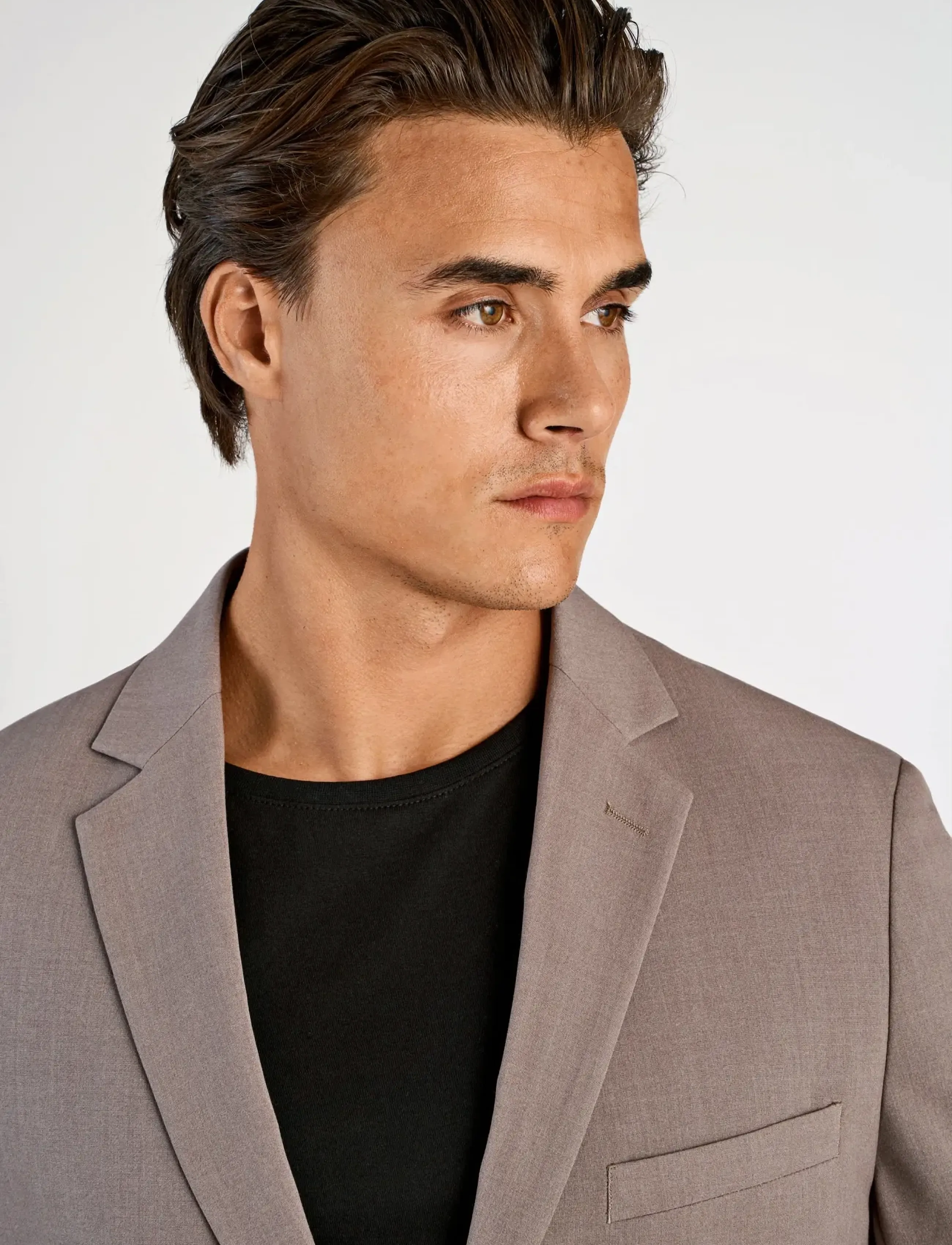 Lindbergh - Relaxed formal blazer - einreiher - deep sand mel - 5