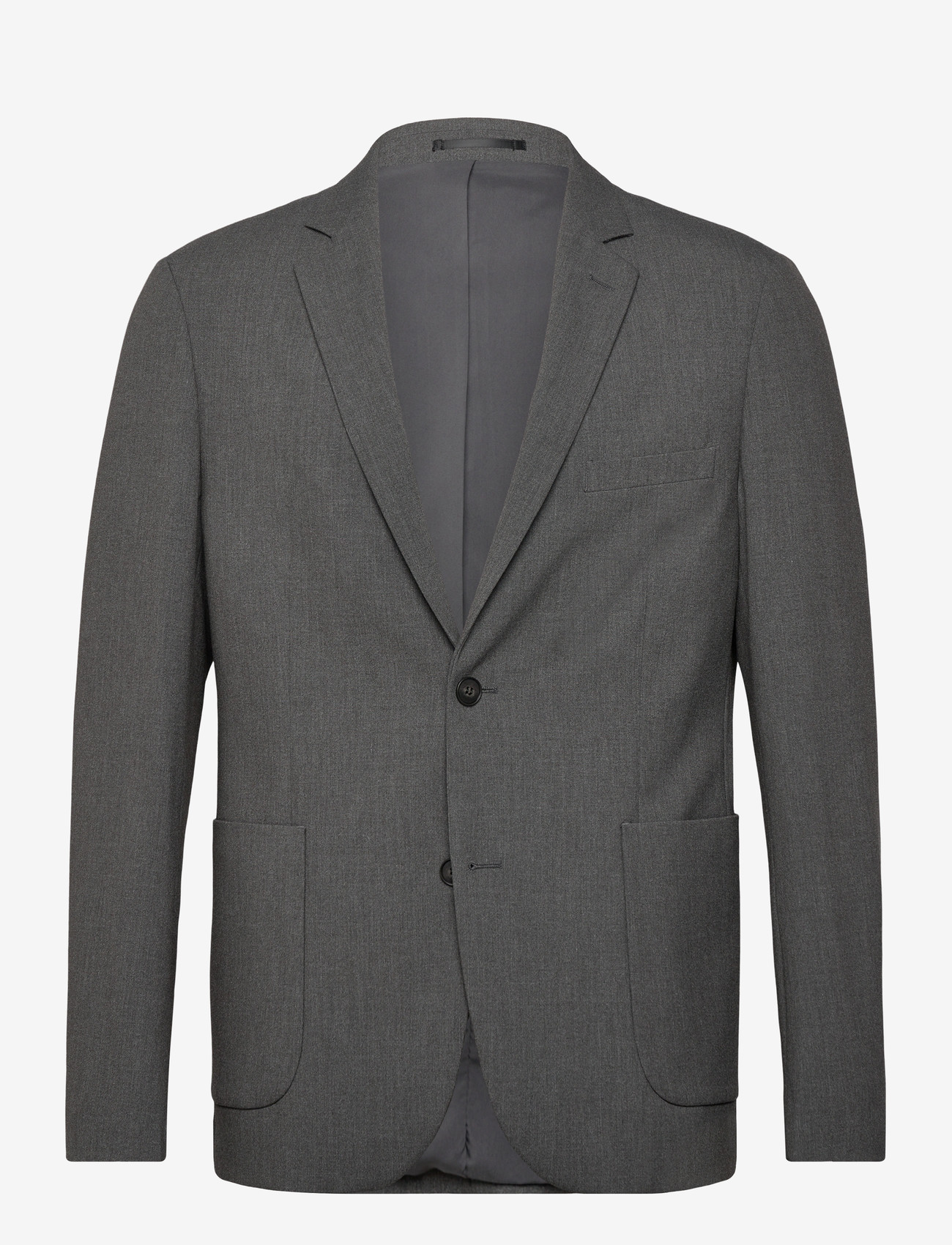 Lindbergh - Superflex relaxed blazer - enkeltradede blazere - grey mix - 0