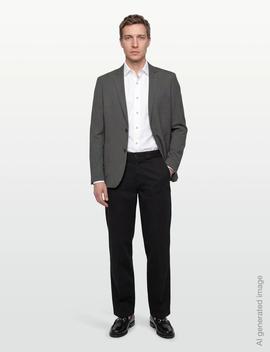 Lindbergh - Relaxed formal blazer - enkelknäppta kavajer - grey mix - 0