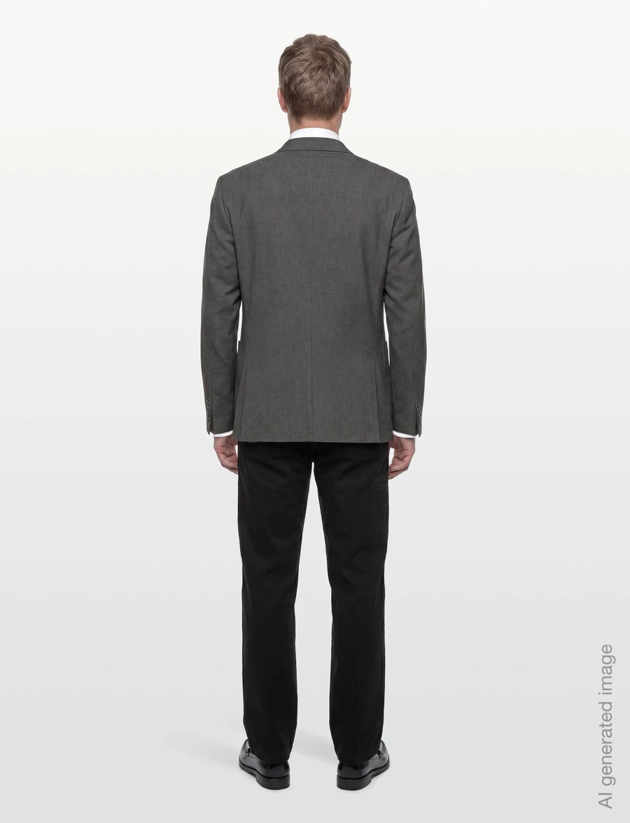 Lindbergh - Relaxed formal blazer - enkelknäppta kavajer - grey mix - 4