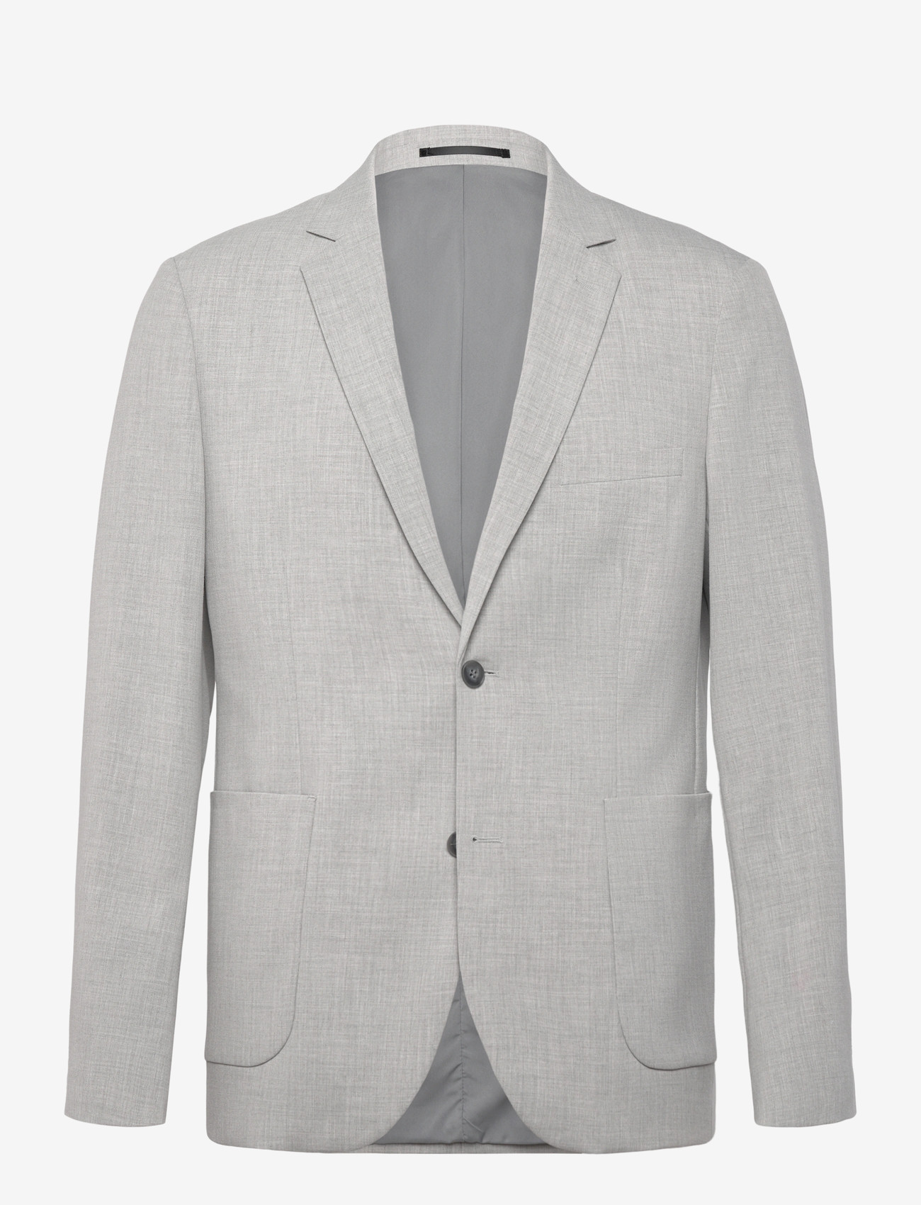Lindbergh - Superflex relaxed blazer - enkelknäppta kavajer - lt grey mix - 0