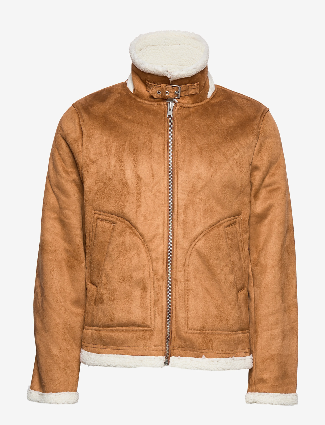 Lindbergh - Fake shearling jacket - lt brown - 1