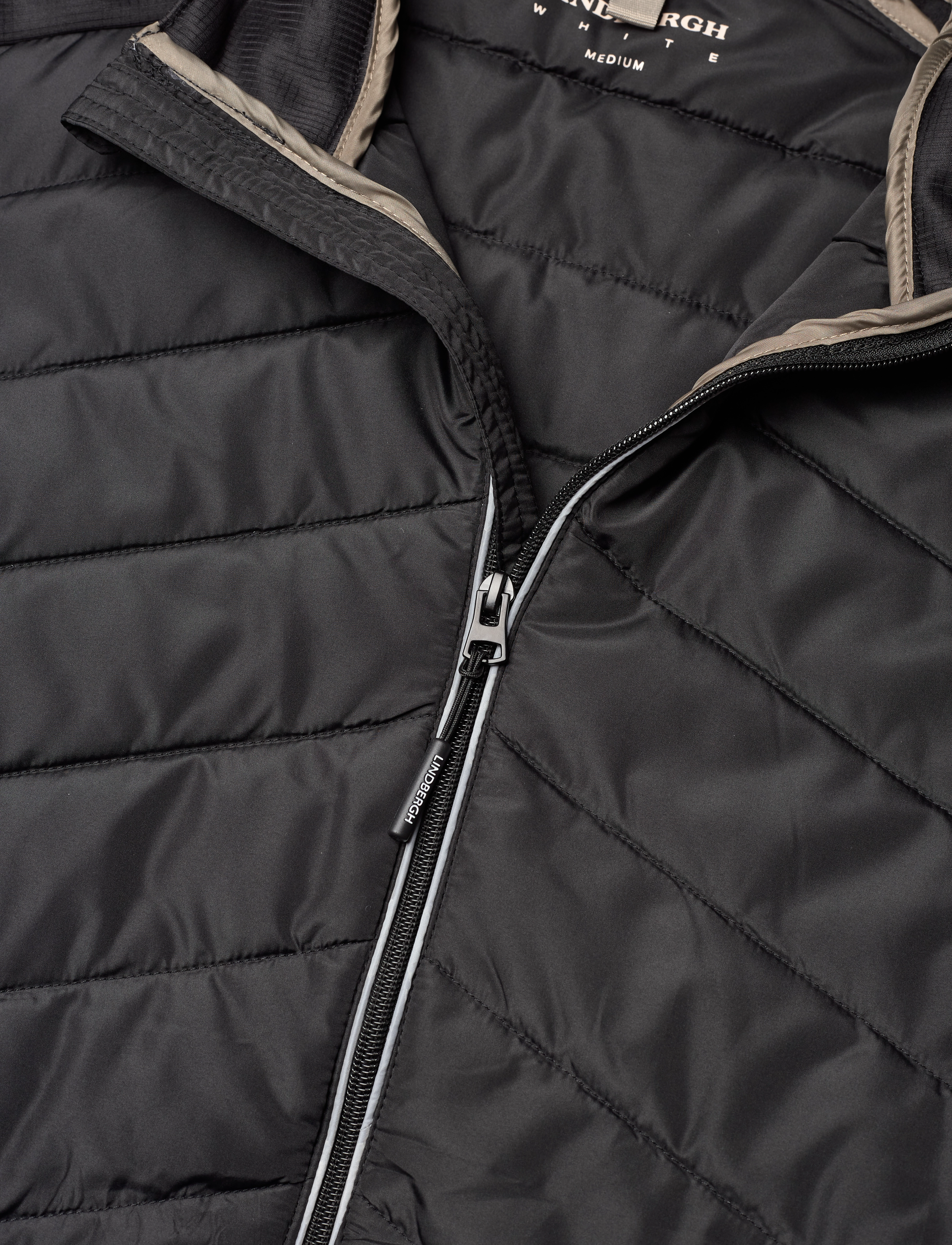 Lindbergh - Hybrid jacket - talvejoped - black - 2