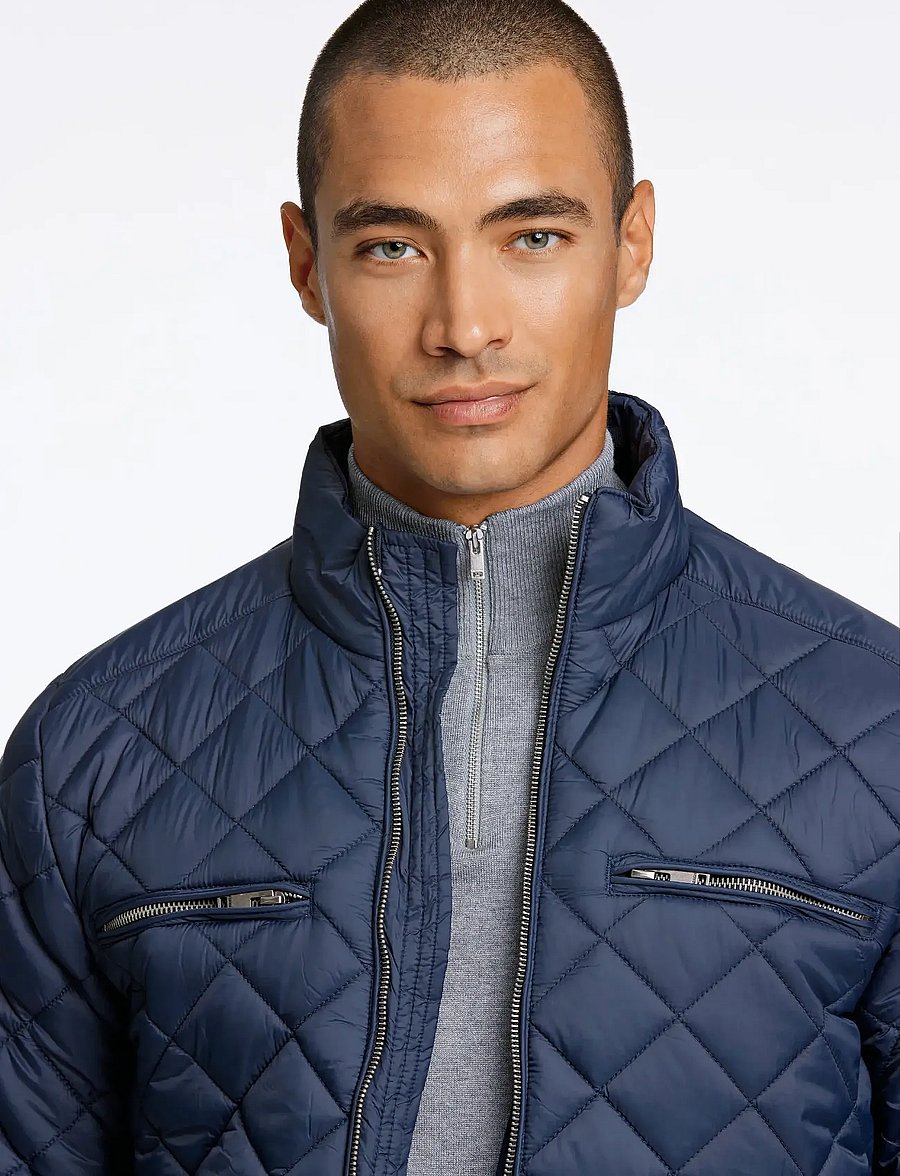 Lindbergh - Quilted jacket - frühlingsjacken - navy - 3