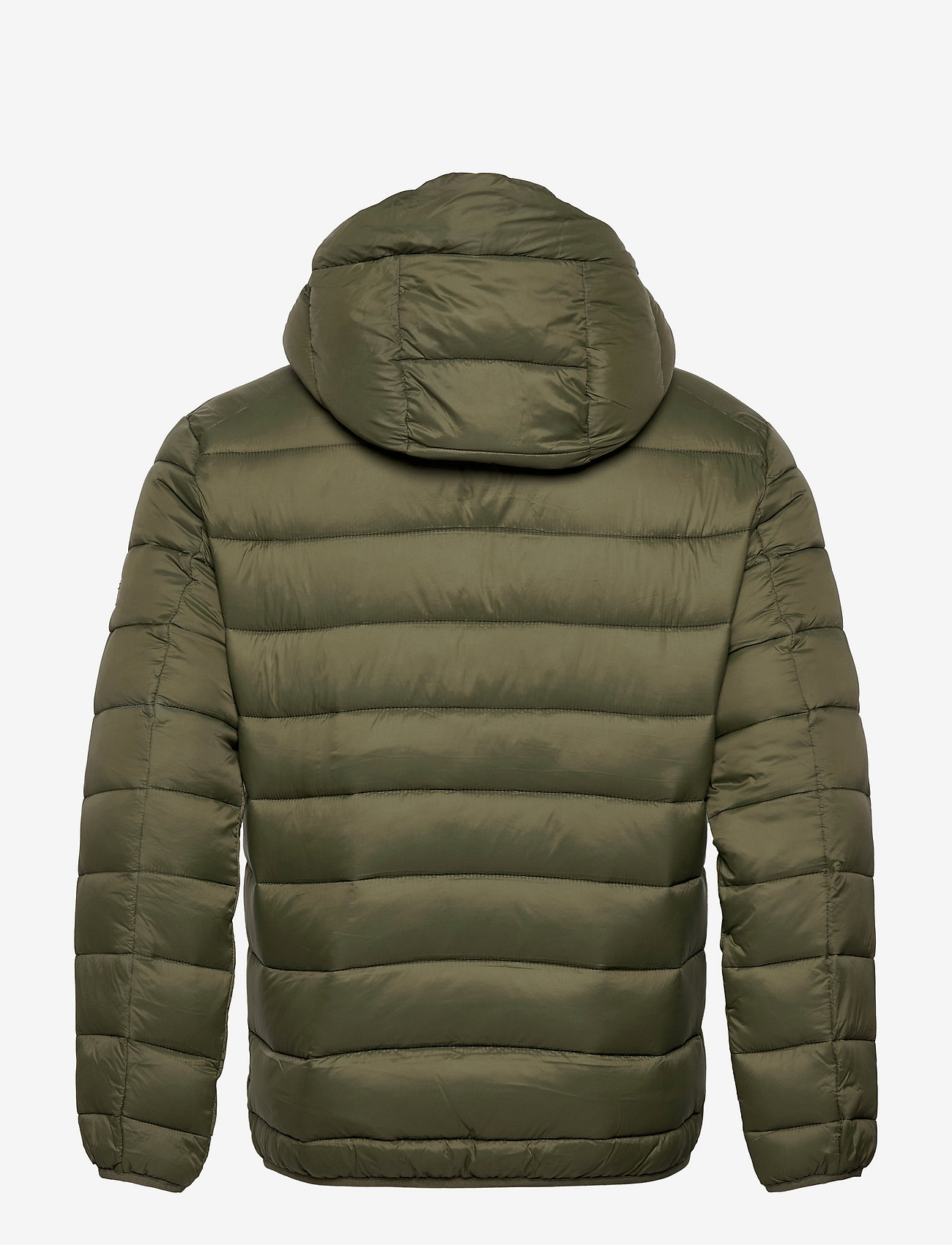 Lindbergh - Puffer jacket w. hood - dk army - 1