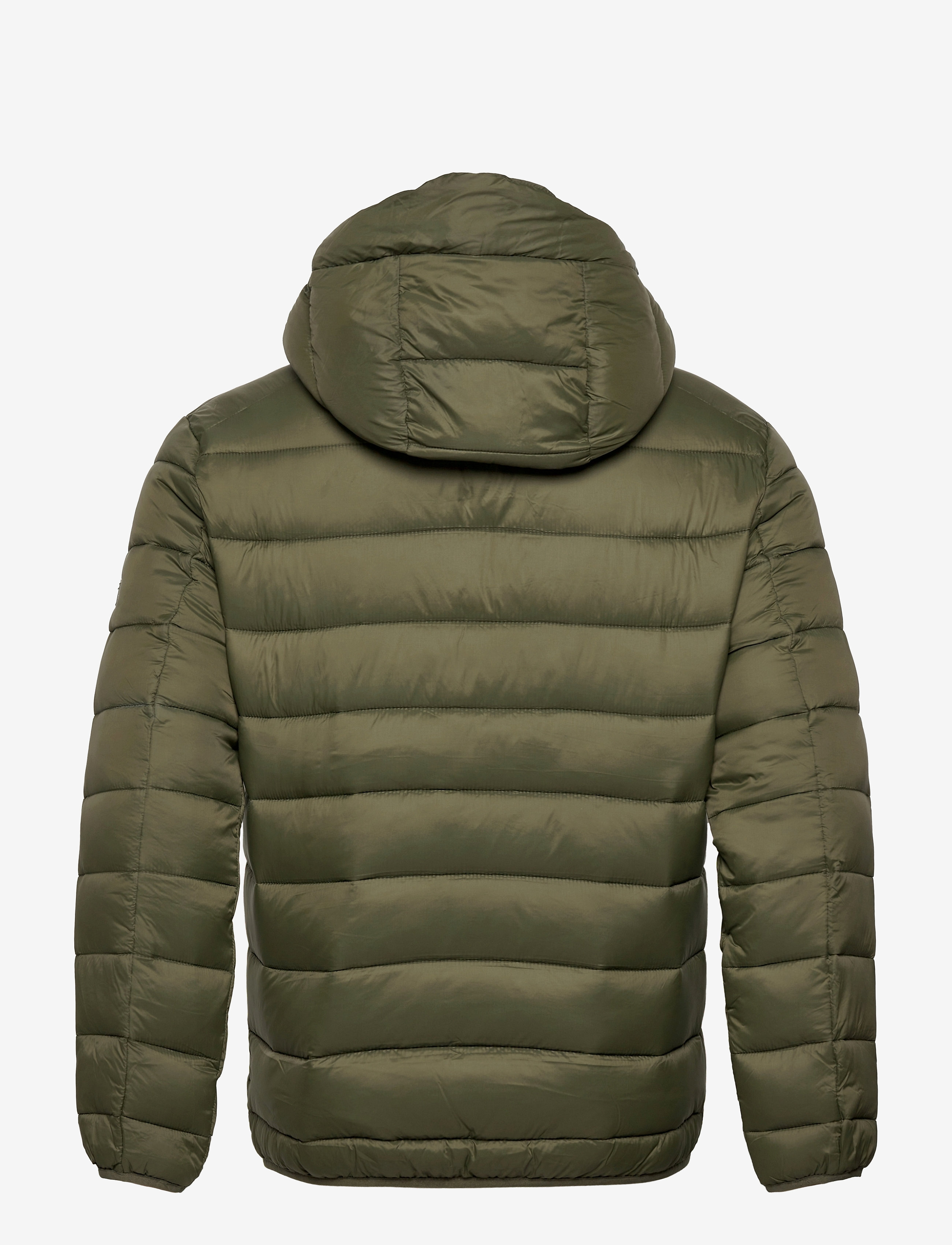 Lindbergh - Puffer jacket w. hood - dk army - 1