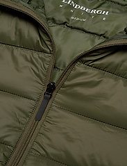 Lindbergh - Puffer jacket w. hood - dk army - 3