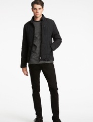 Lindbergh - Quilted city jacket - forårsjakker - black - 2