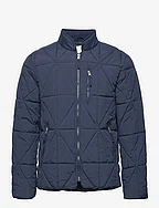 Quilted city jacket - DK BLUE