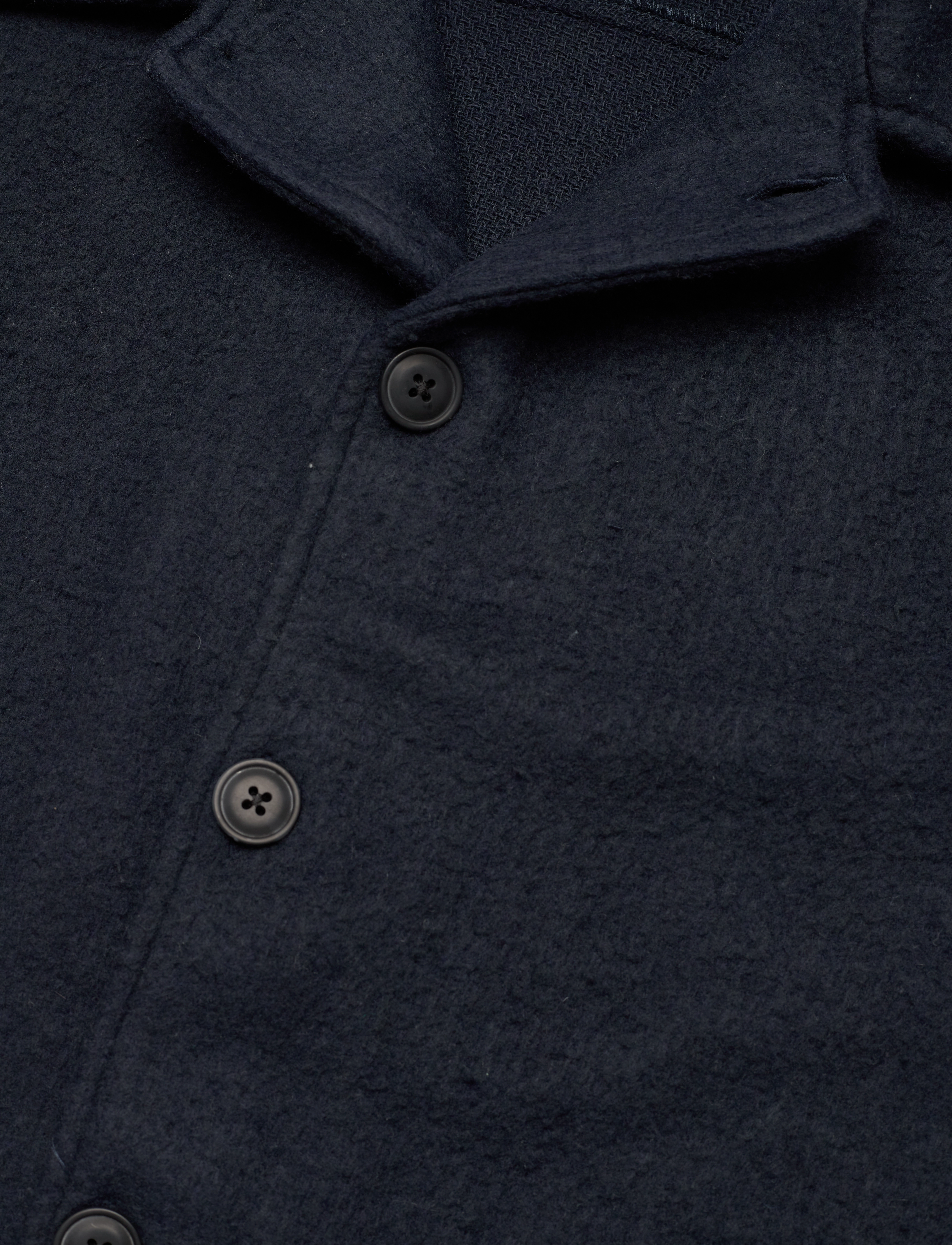 Lindbergh - Pile overshirt jacket - navy - 3