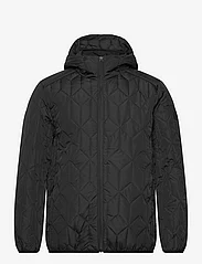 Lindbergh - Puffer jacket w?.hood - winter jackets - black - 0