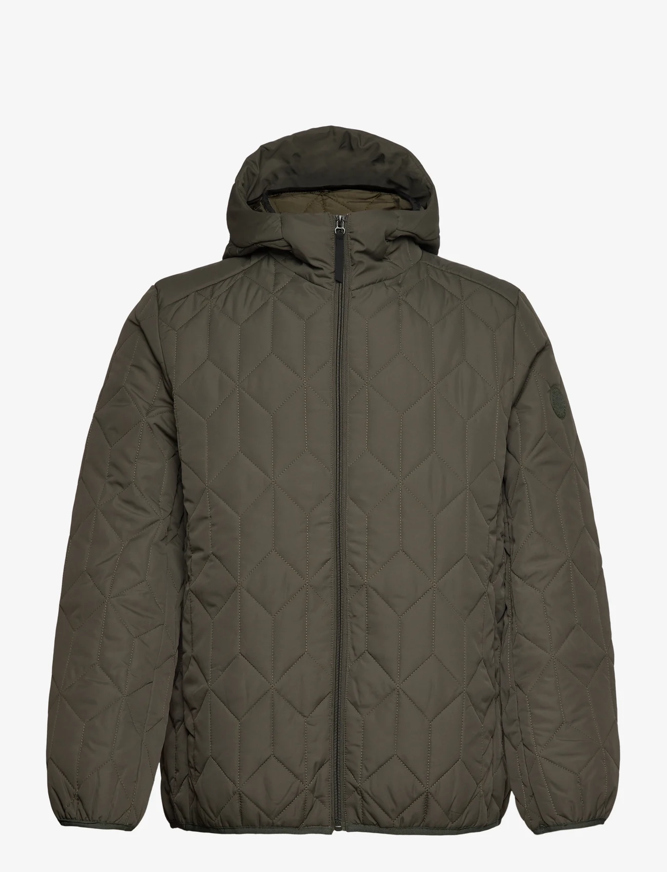 Lindbergh - Puffer jacket w?.hood - vinterjackor - dk army - 0