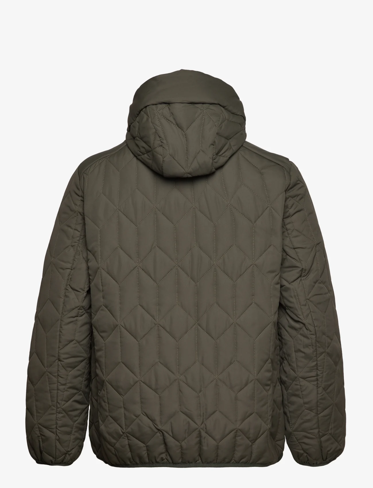 Lindbergh - Puffer jacket w?.hood - winter jackets - dk army - 1