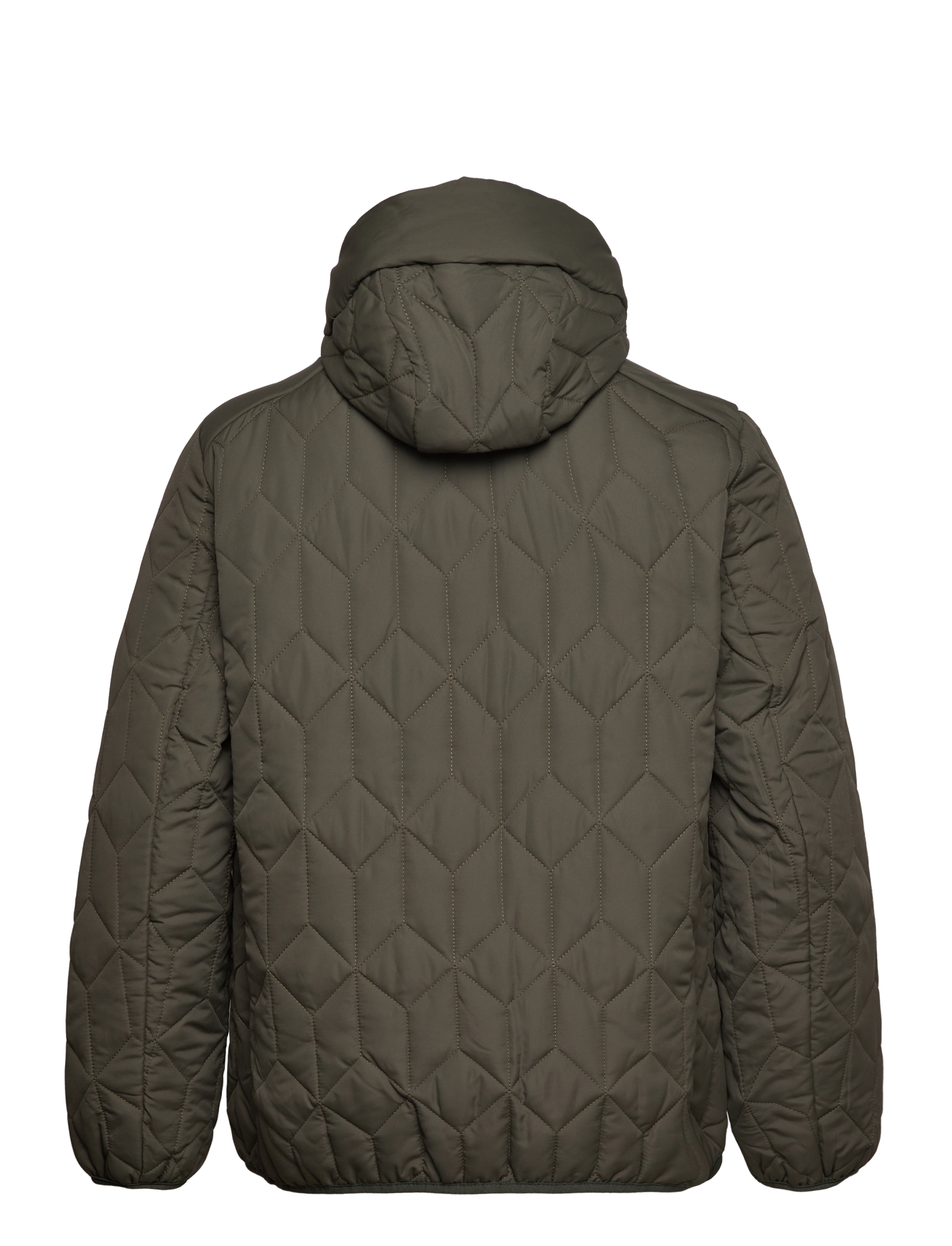 Lindbergh - Puffer jacket w?.hood - dk army - 1