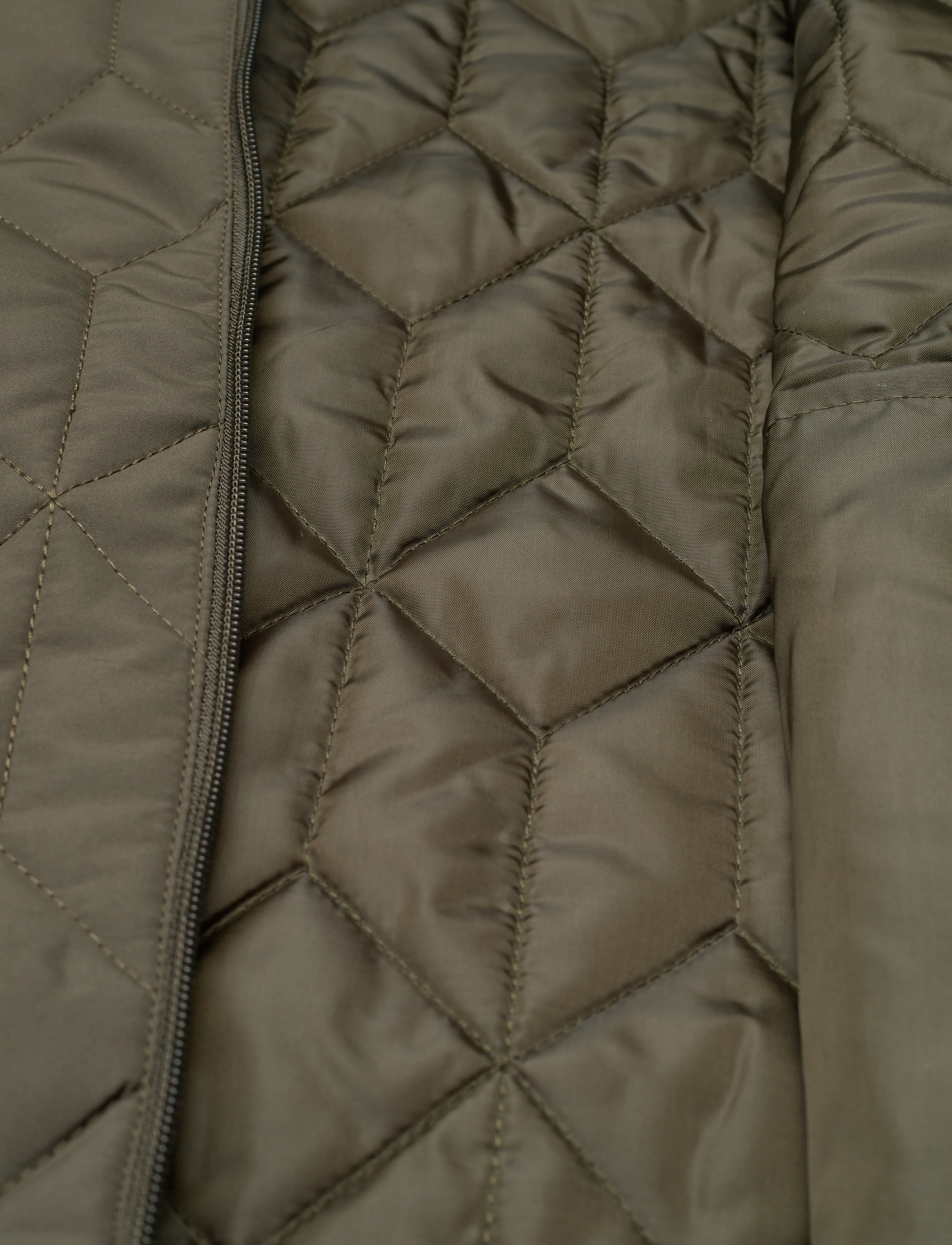 Lindbergh - Puffer jacket w?.hood - dk army - 4