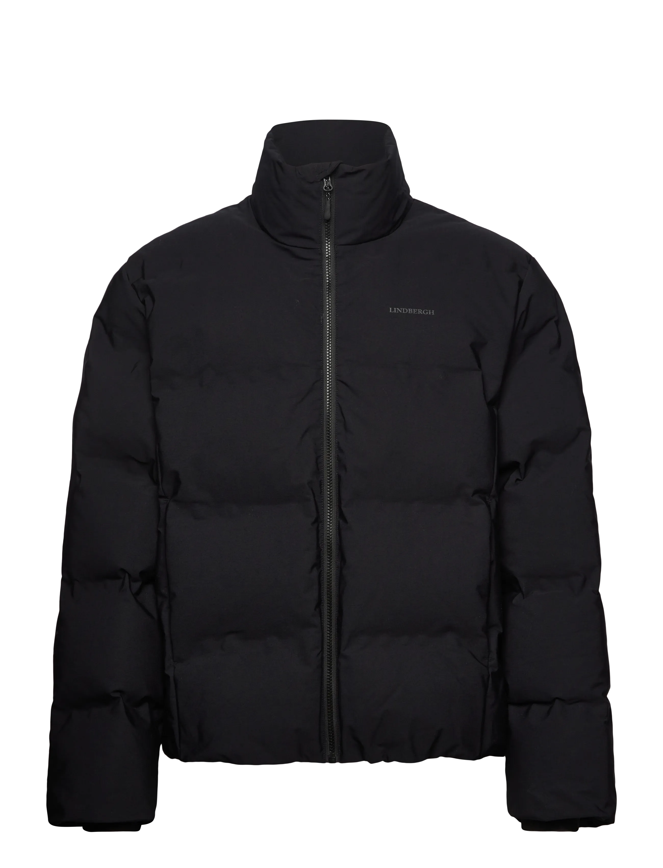 Lindbergh Cropped Seamless Puffer Jacket, XL, Jackets, Schwarz - Padded Männerswear