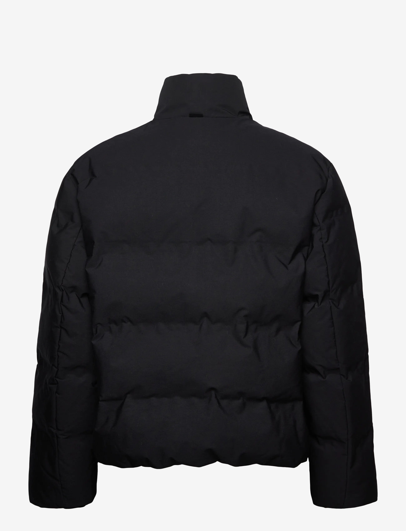 Lindbergh - Cropped seamless puffer jacket - vinterjakker - black - 1