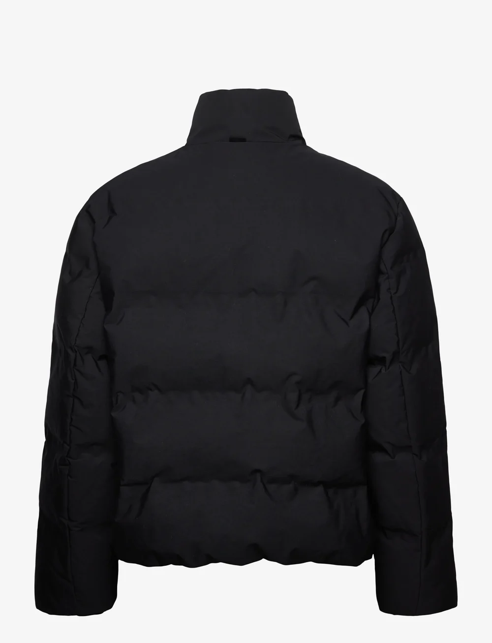 Lindbergh - Cropped seamless puffer jacket - vinterjakker - black - 1