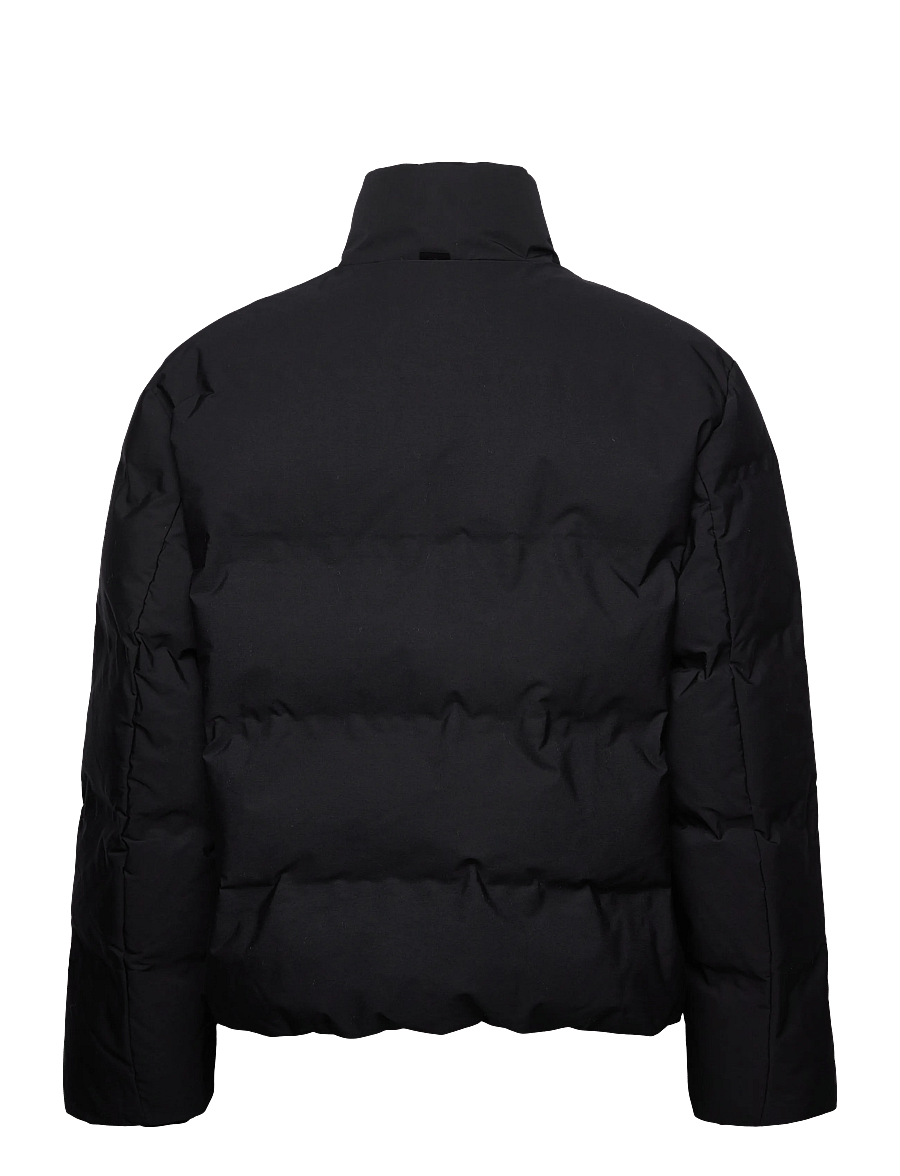 Lindbergh - Cropped seamless puffer jacket - daunenjacken - black - 1