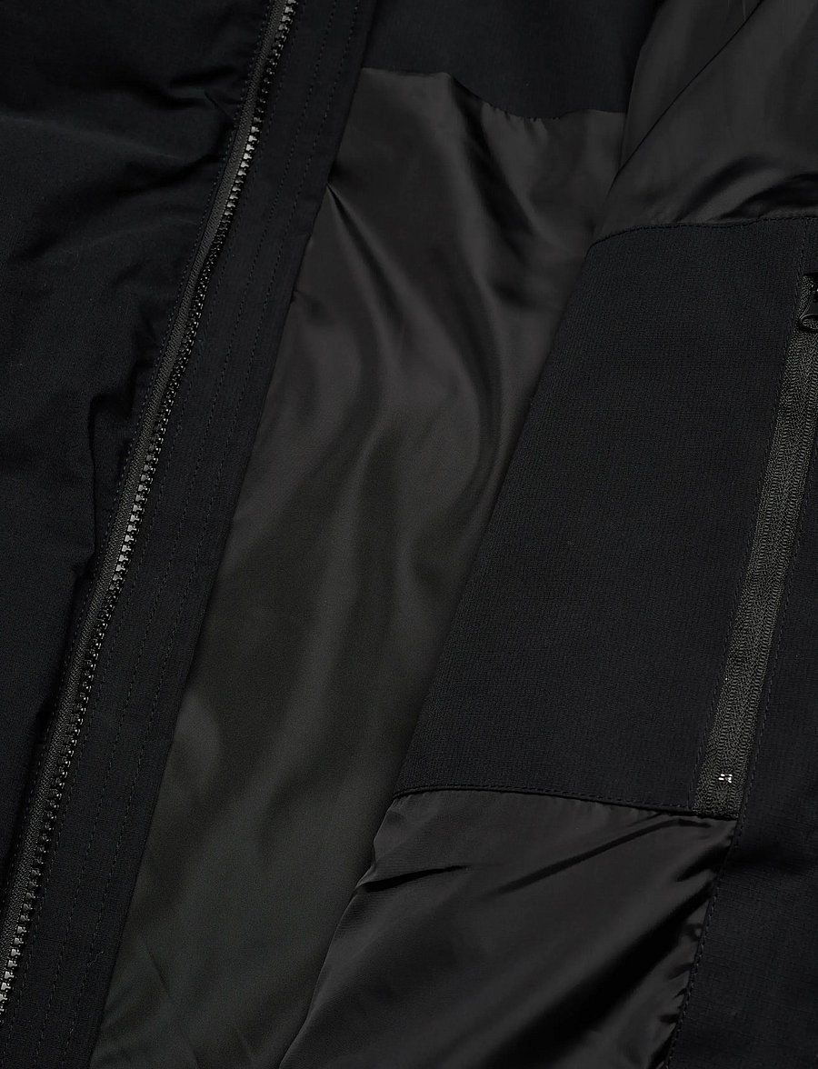 Lindbergh - Cropped seamless puffer jacket - daunenjacken - black - 4