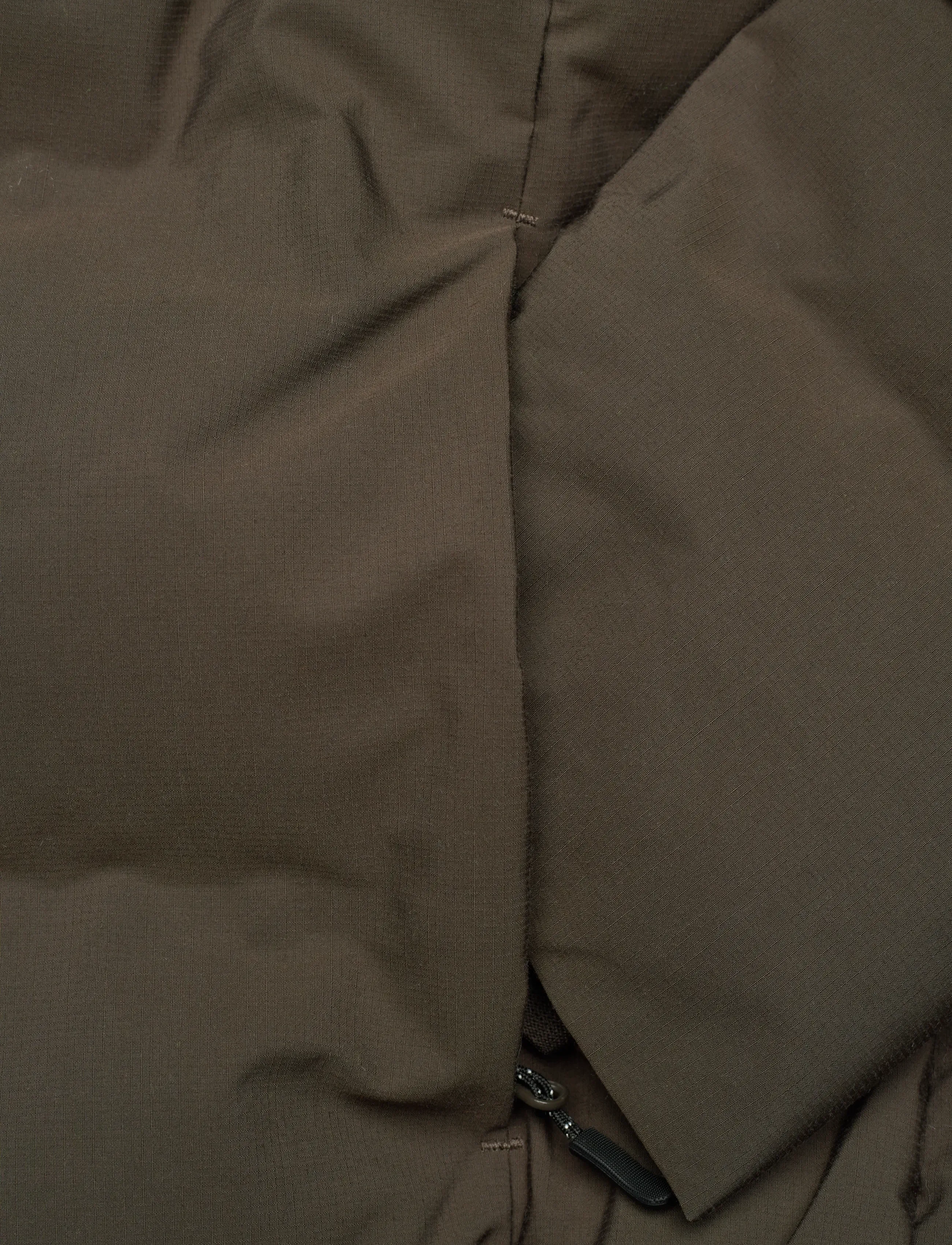 Lindbergh - Cropped seamless puffer jacket - down jackets - dk army - 3