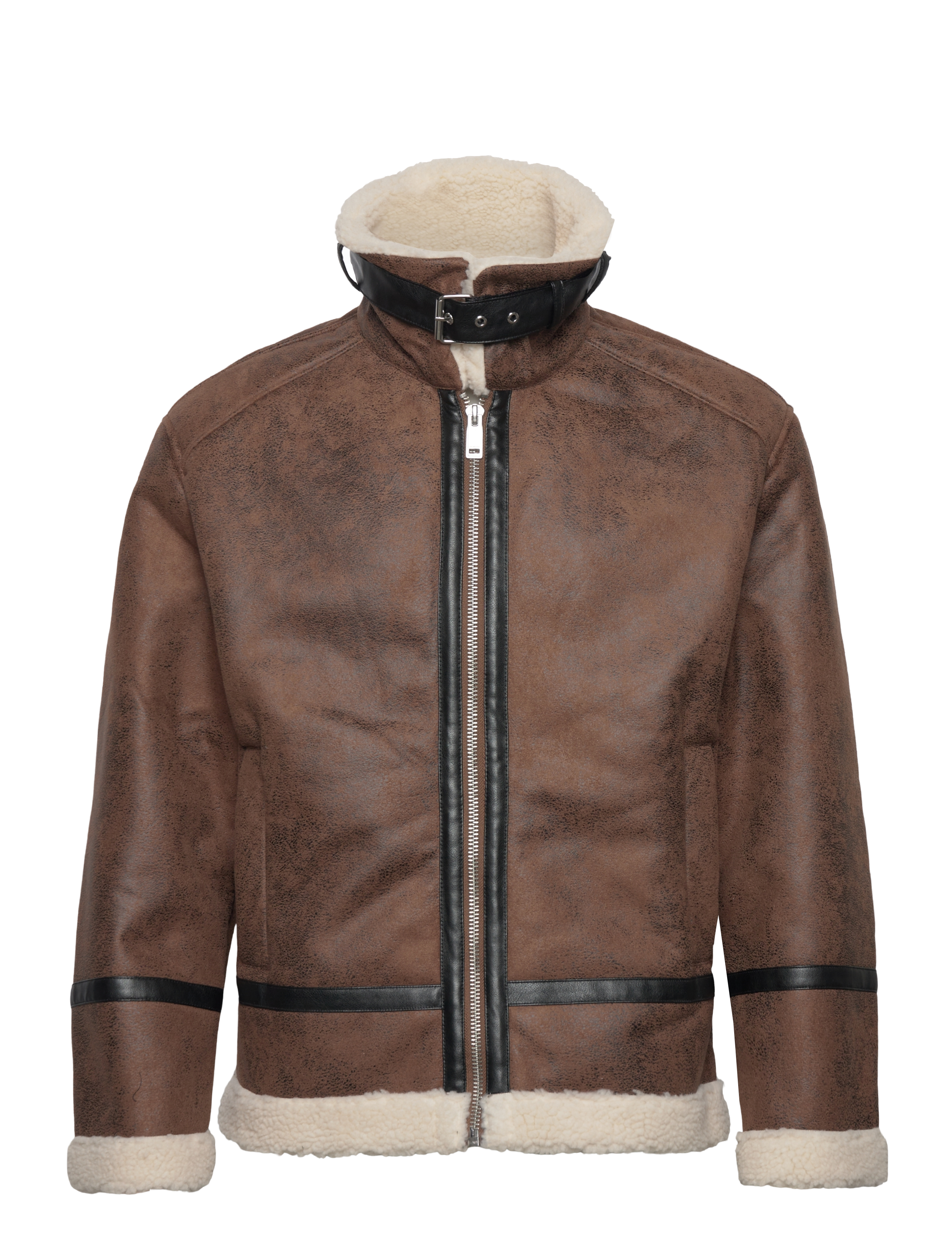 Lindbergh - Faux shearling jacket - jackets - brown - 2
