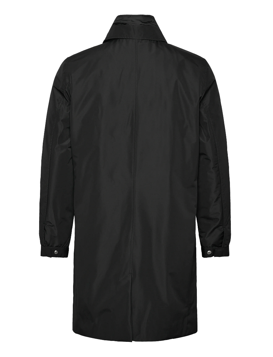 Lindbergh - Mac coat with detachable collar - lette frakker - black - 2