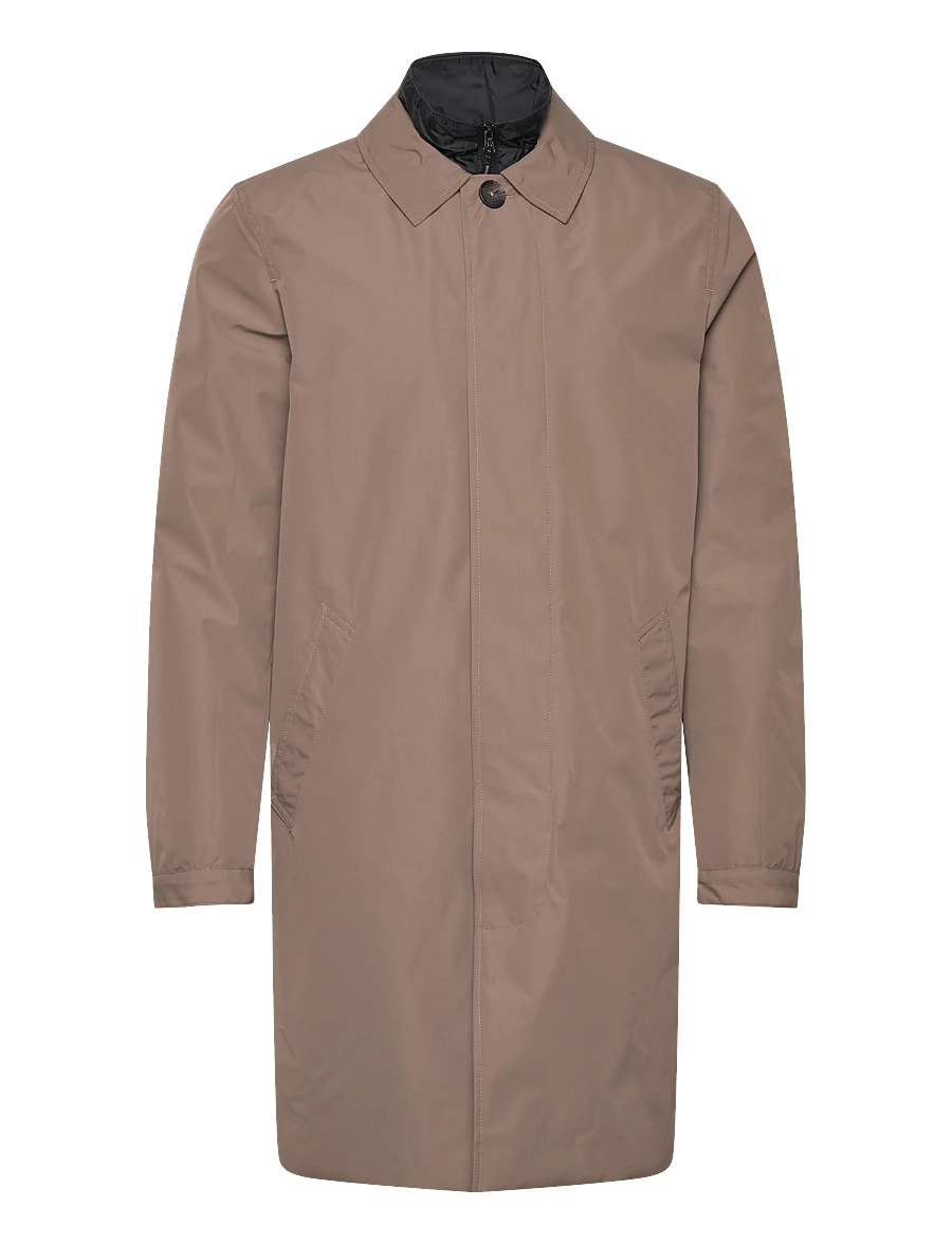 Lindbergh - Mac coat - kerged mantlid - dk sand - 1
