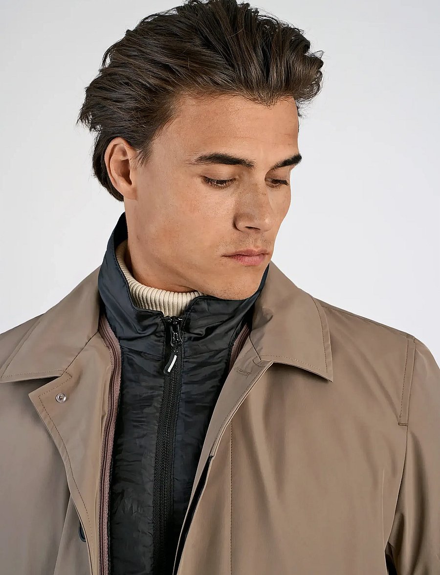 Lindbergh - Mac coat - kerged mantlid - dk sand - 0