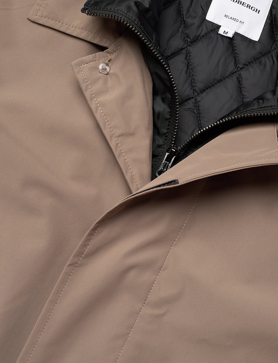 Lindbergh - Mac coat - kerged mantlid - dk sand - 5