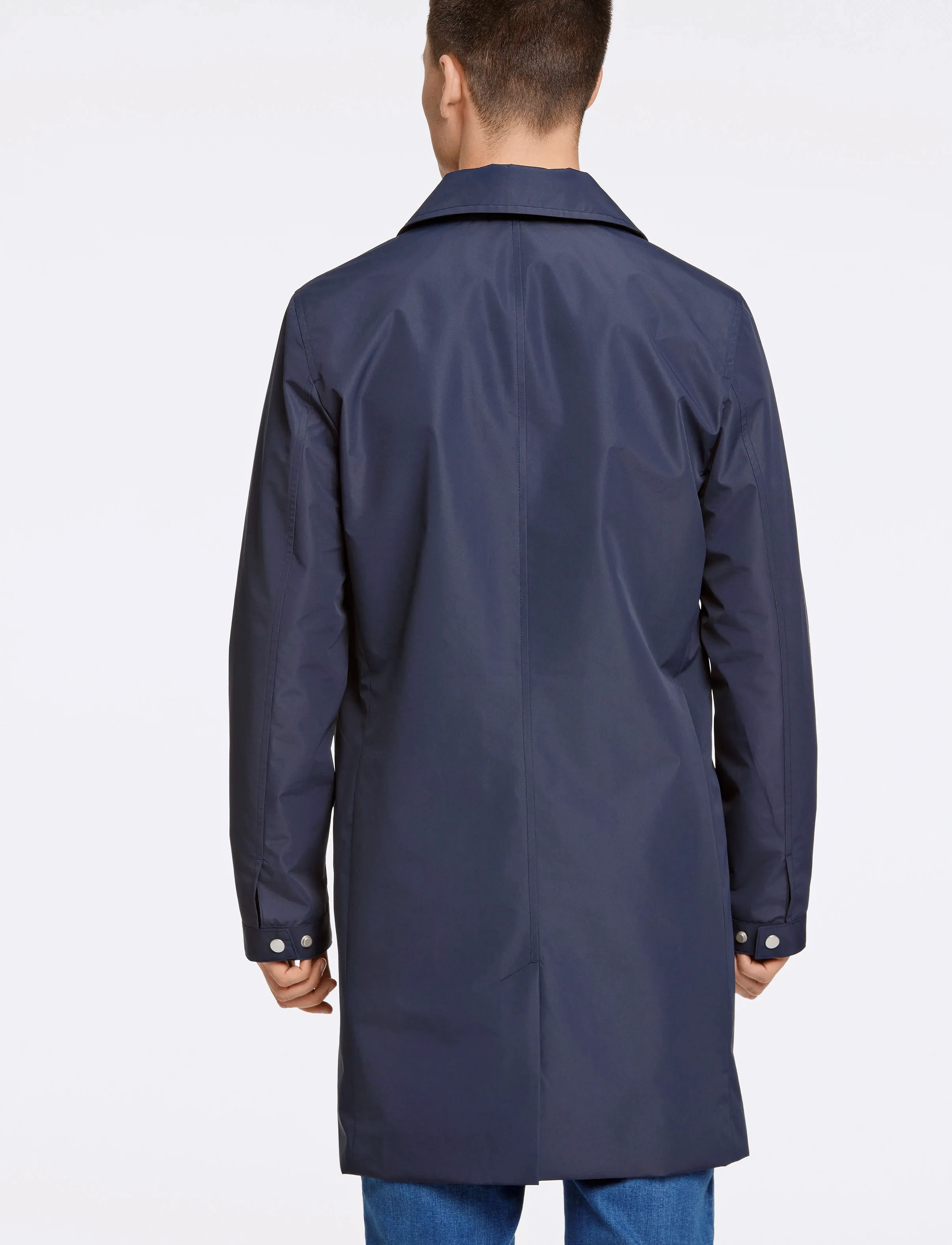 Lindbergh - Mac coat with detachable collar - lette frakker - navy - 3