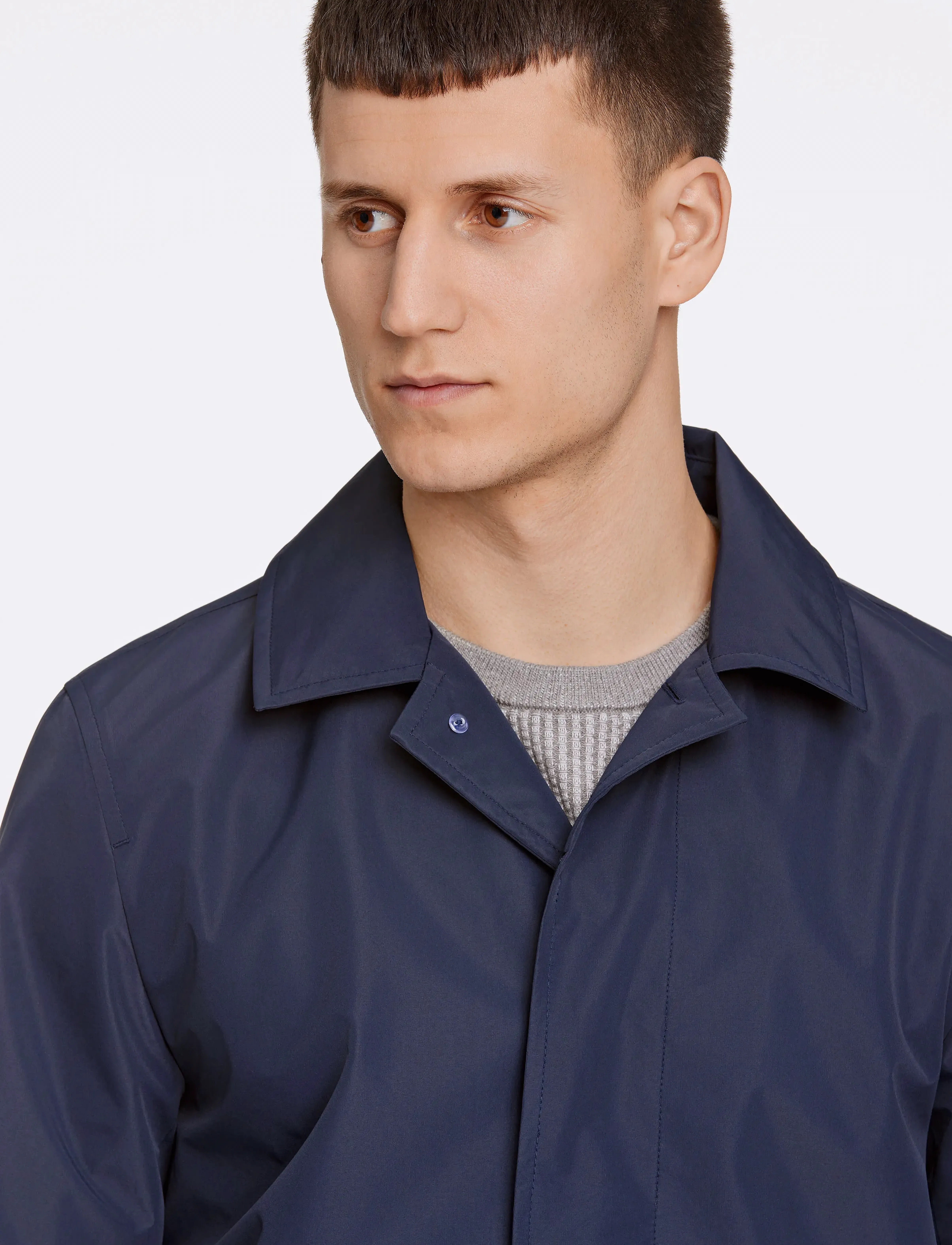 Lindbergh - Mac coat with detachable collar - lette frakker - navy - 5