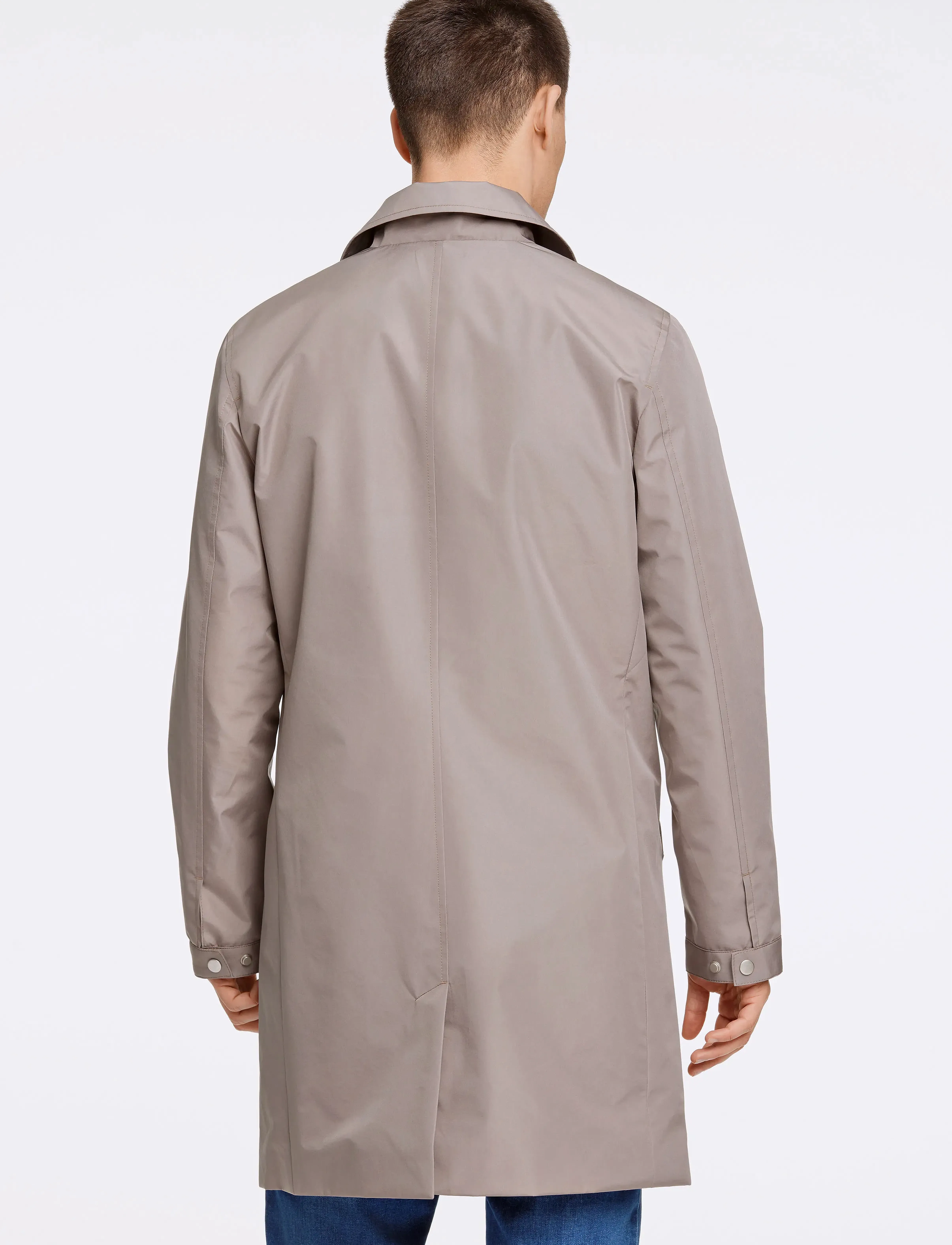 Lindbergh - Mac coat with detachable collar - light coats - stone - 3