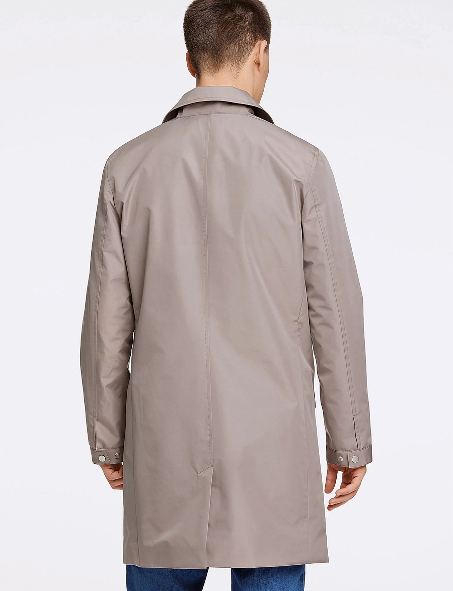 Lindbergh - Mac coat with detachable collar - Õhukesed mantlid - stone - 3