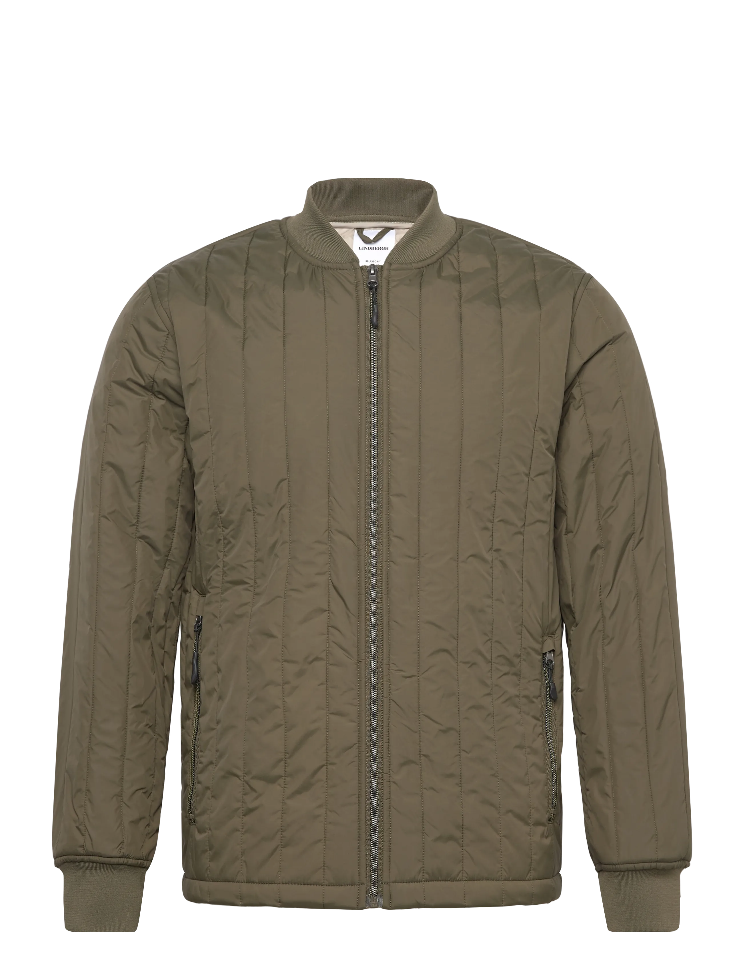 LINDBERGH Quilted Jacke Khaki - L - Herren