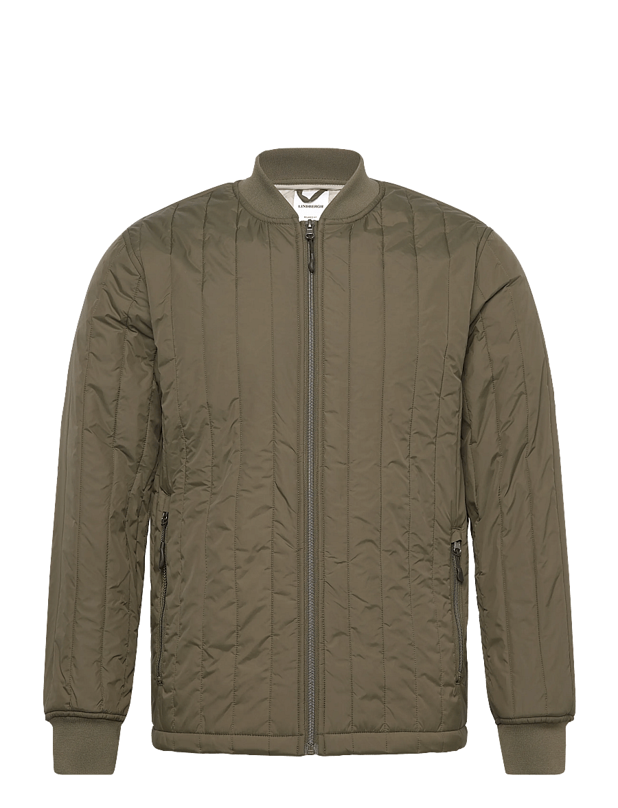 Lindbergh - Quilted jacket - höstjackor - army - 1
