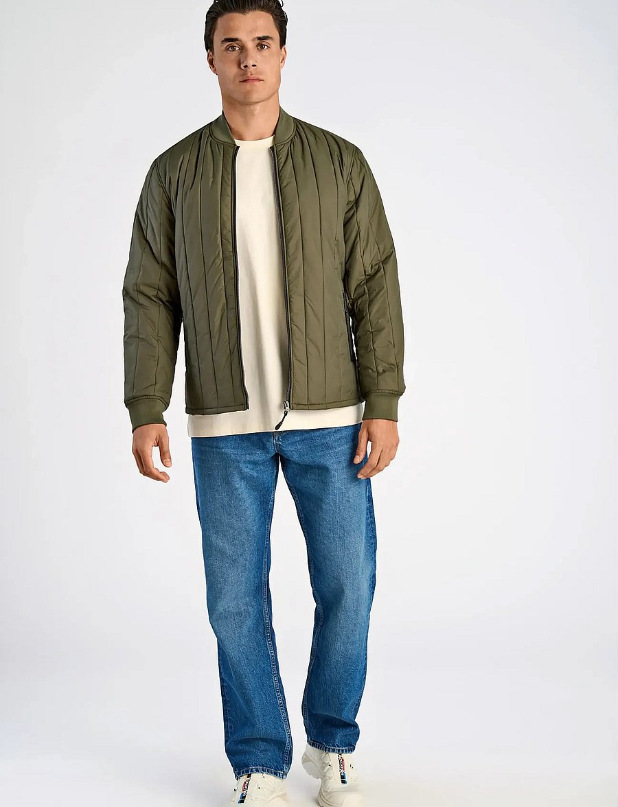 Lindbergh - Quilted jacket - höstjackor - army - 0