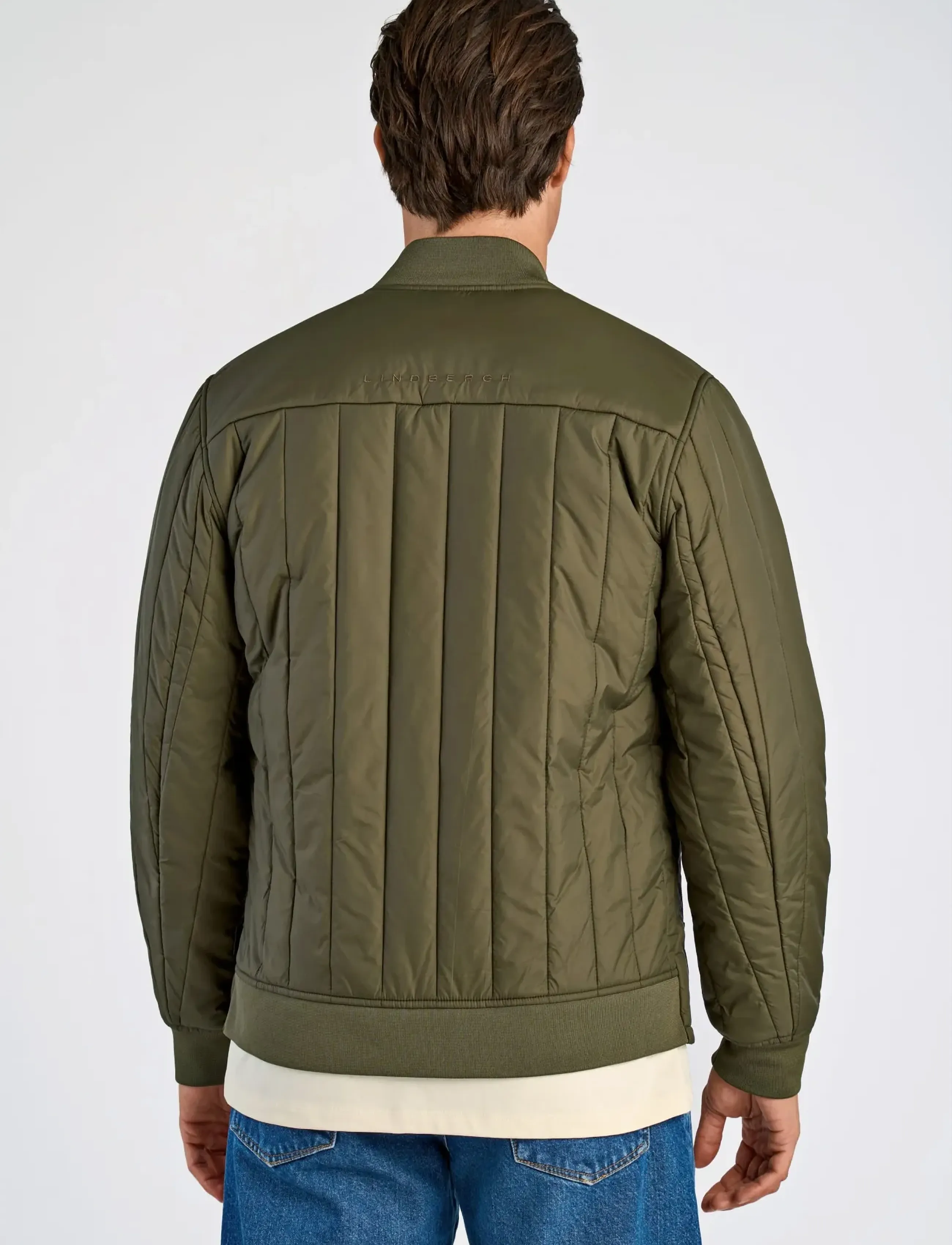 Lindbergh - Quilted jacket - frühlingsjacken - army - 4