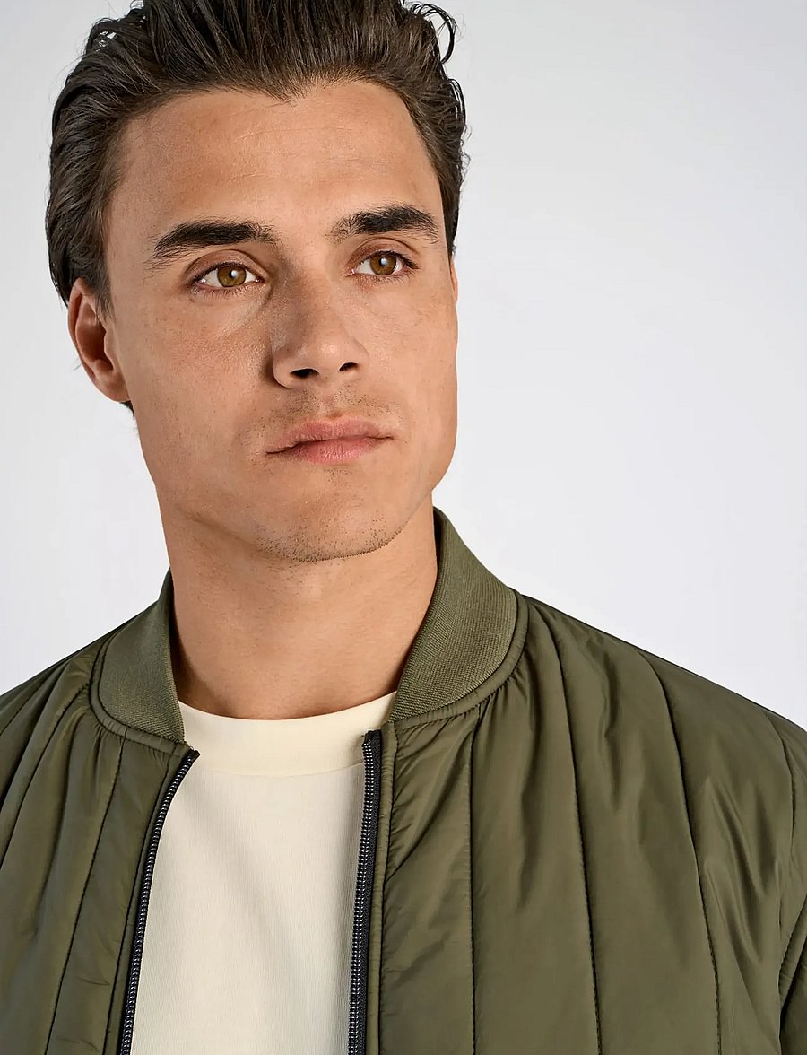 Lindbergh - Quilted jacket - höstjackor - army - 5