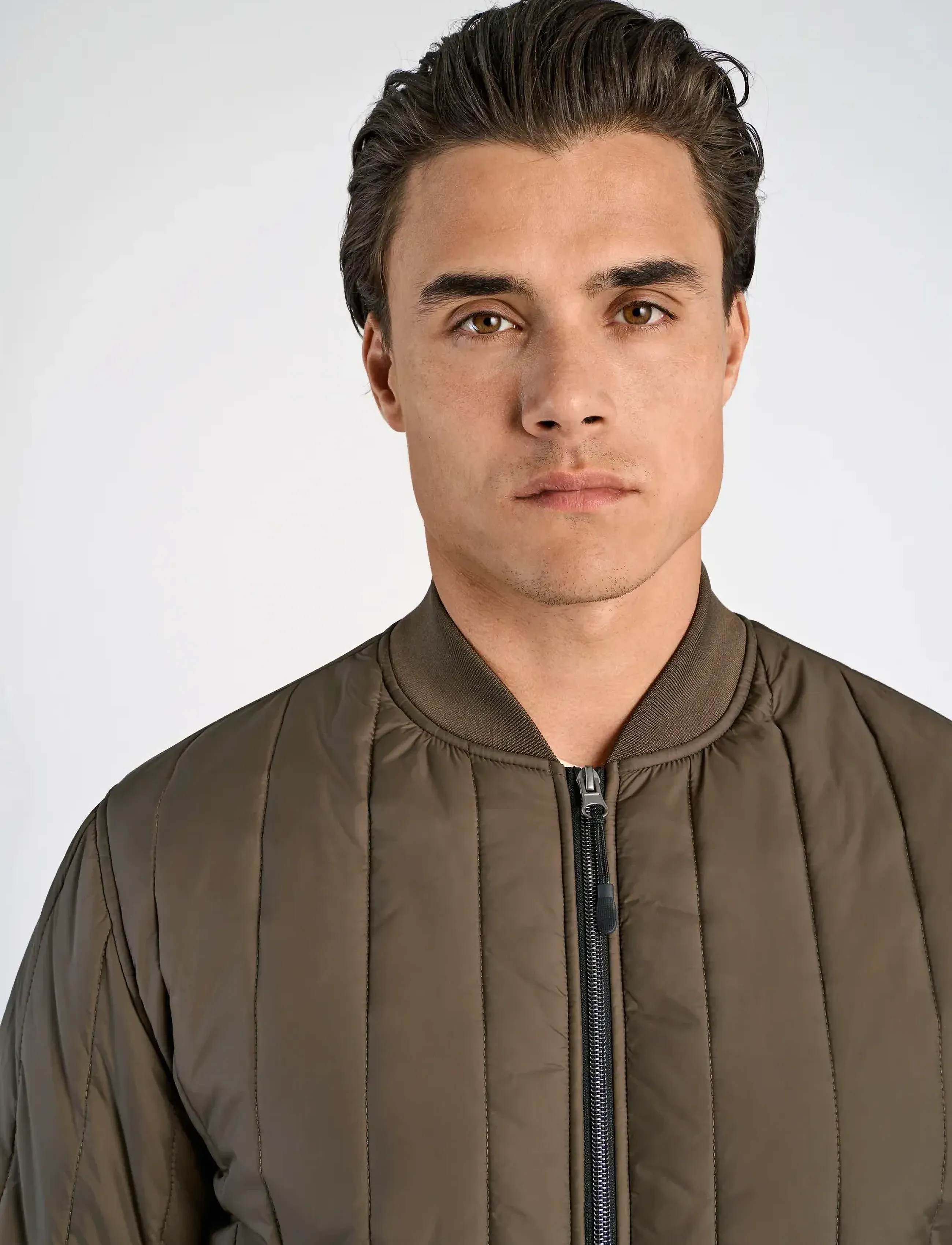 Lindbergh - Quilted jacket - frühlingsjacken - dk brown - 3