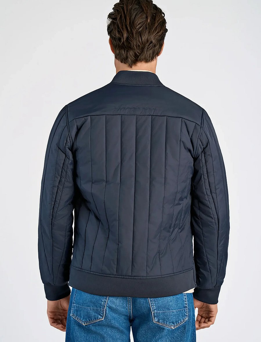 Lindbergh - Quilted jacket - höstjackor - navy - 4