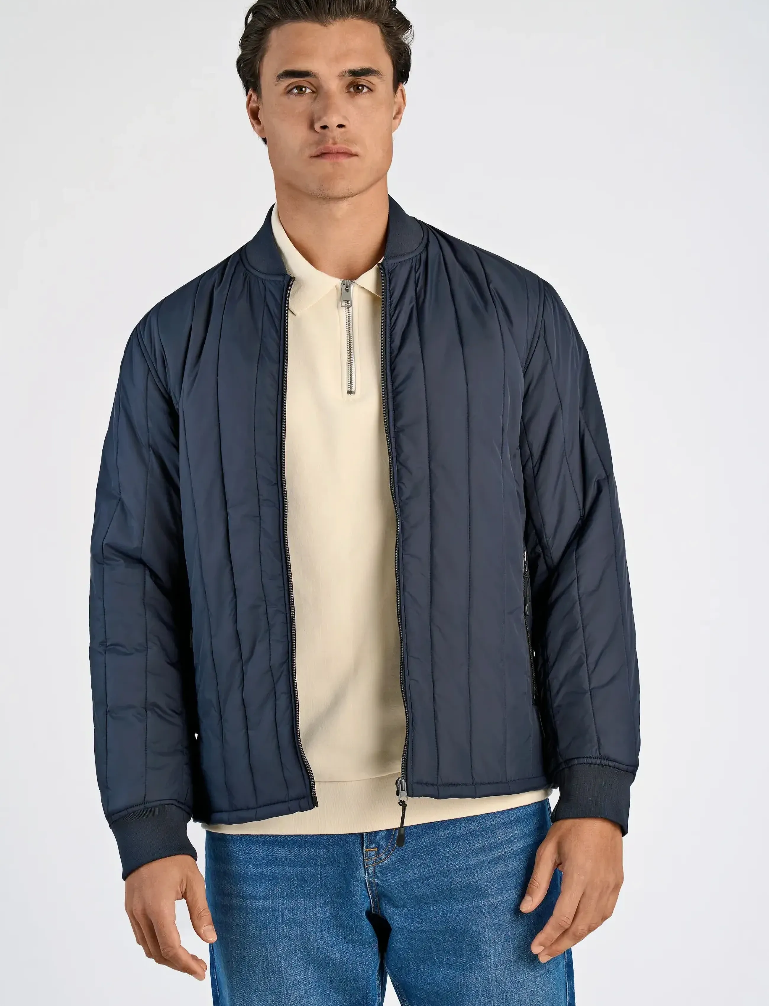 Lindbergh - Quilted jacket - jackets - navy - 5