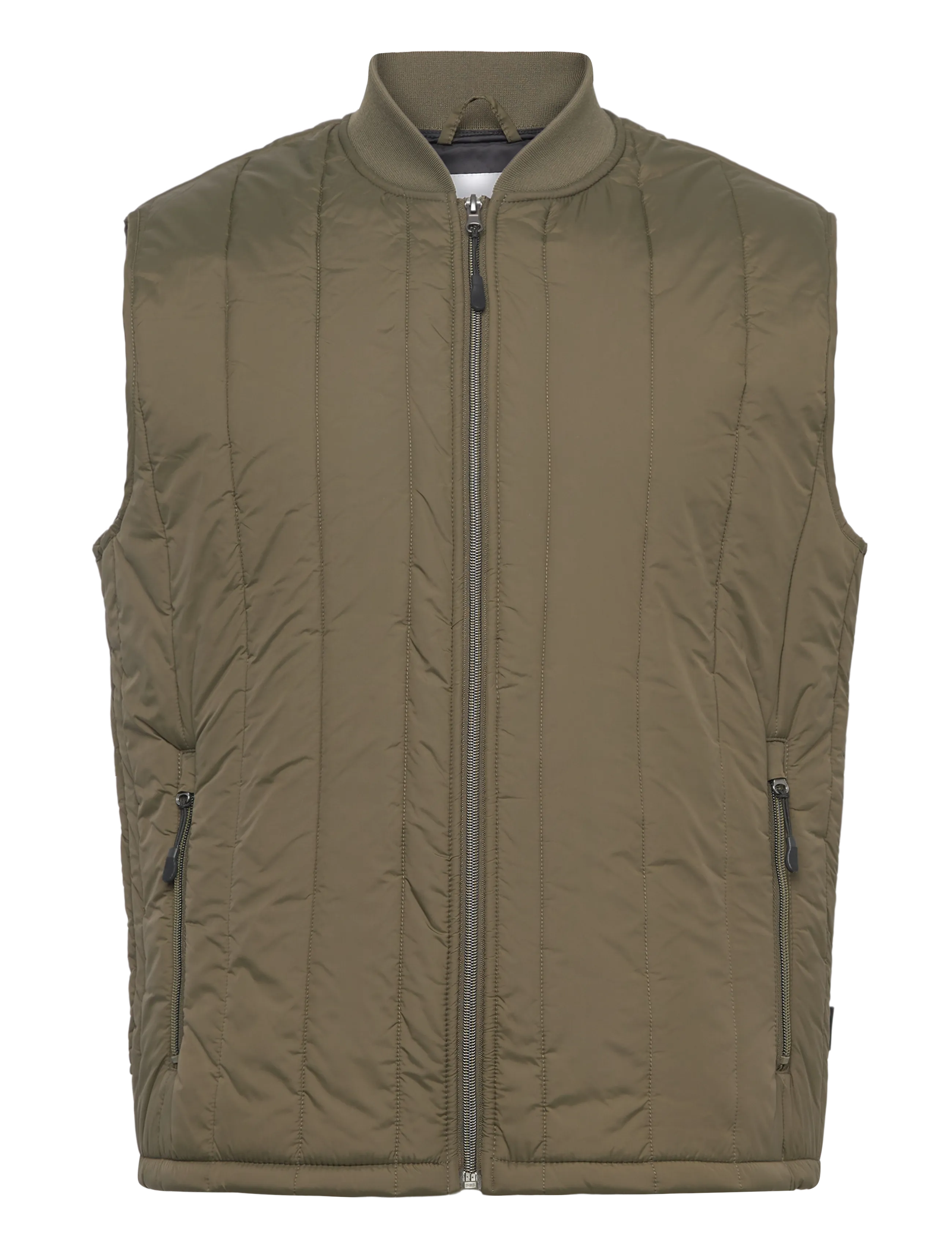 Lindbergh Quilted waistcoat - Lindbergh - ARMY / khaki/green
