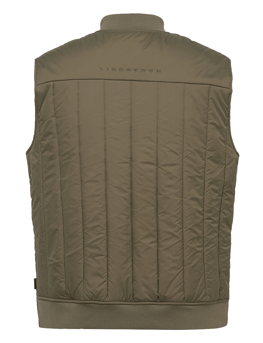 Lindbergh - Quilted waistcoat - vestid - army - 2