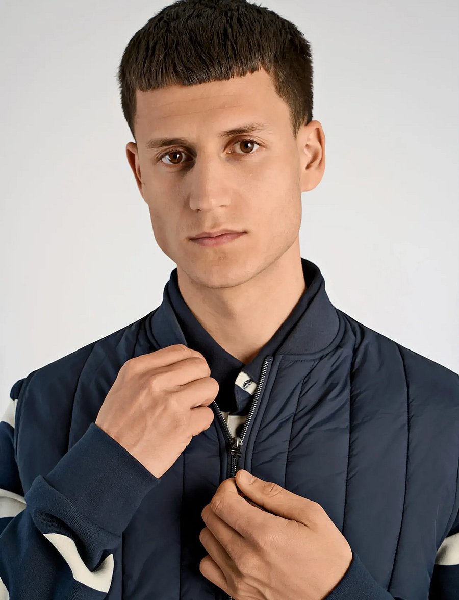 Lindbergh - Quilted waistcoat - westen - navy - 5