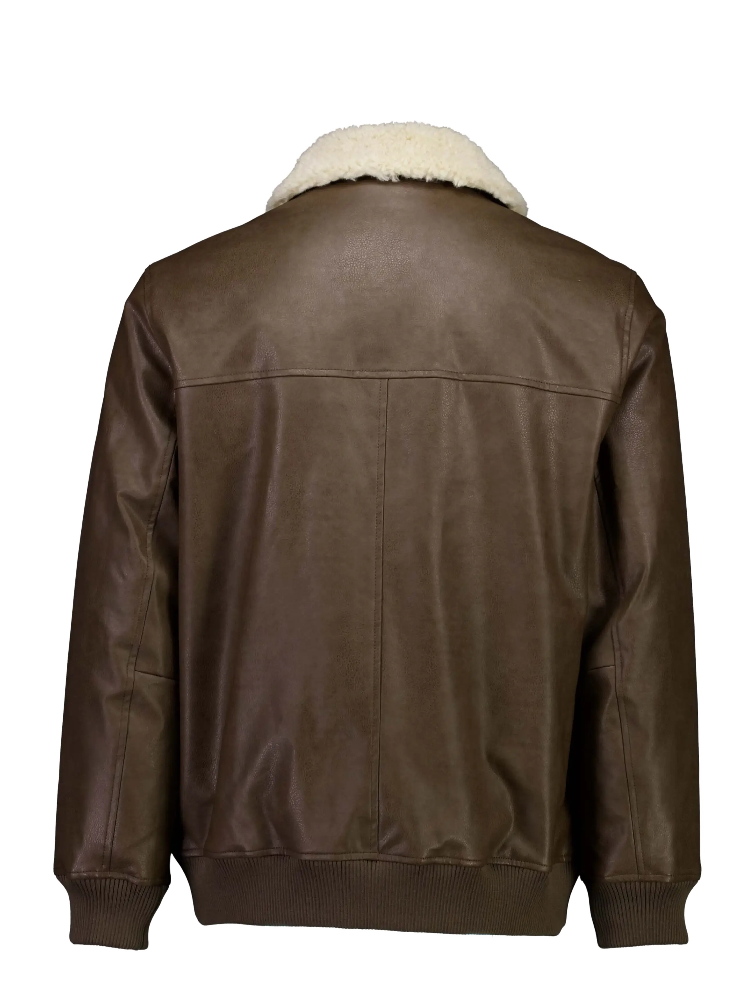Lindbergh - Bomber shearling collar jacket - höstjackor - brown - 2