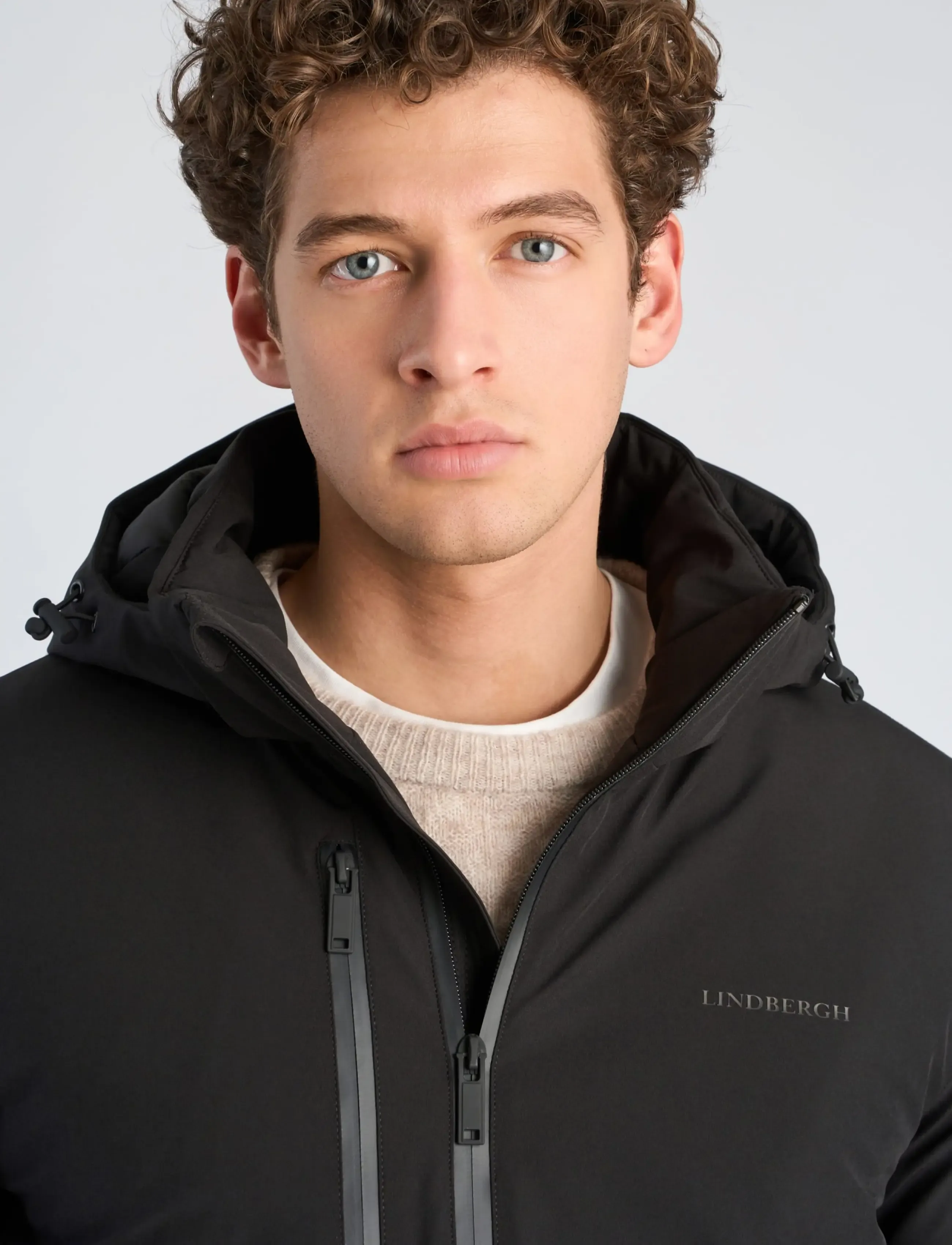 Lindbergh - Short parka jacket - parkas - black - 5