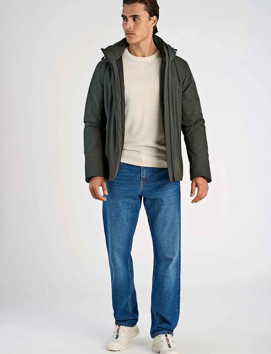 Lindbergh - Short parka jacket - parkas - deep army - 0