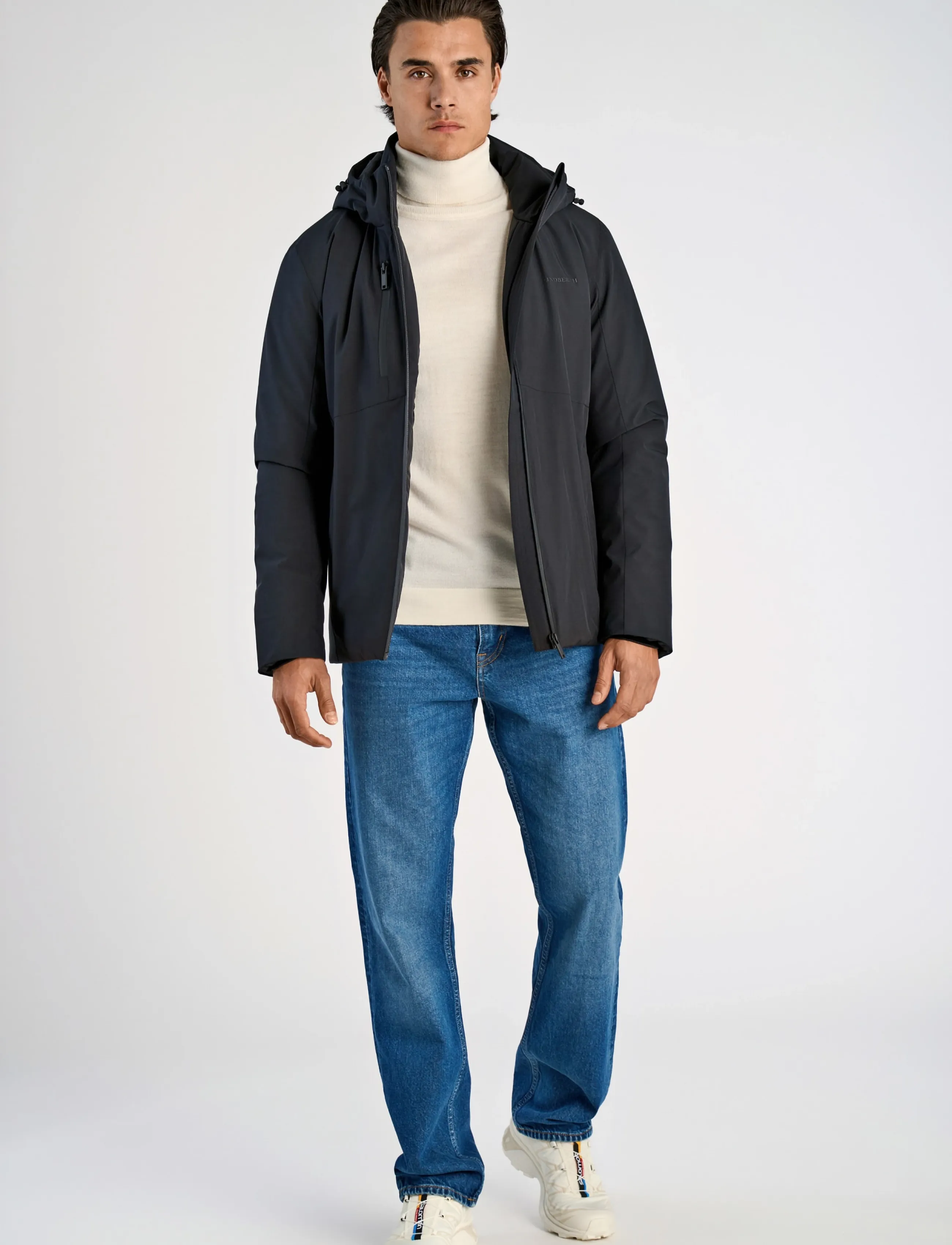 Lindbergh Short parka jacket - Jackets - NAVY / navy