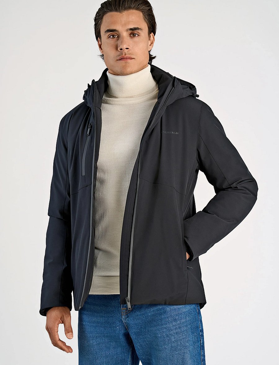Lindbergh - Short parka jacket - parkas - navy - 3
